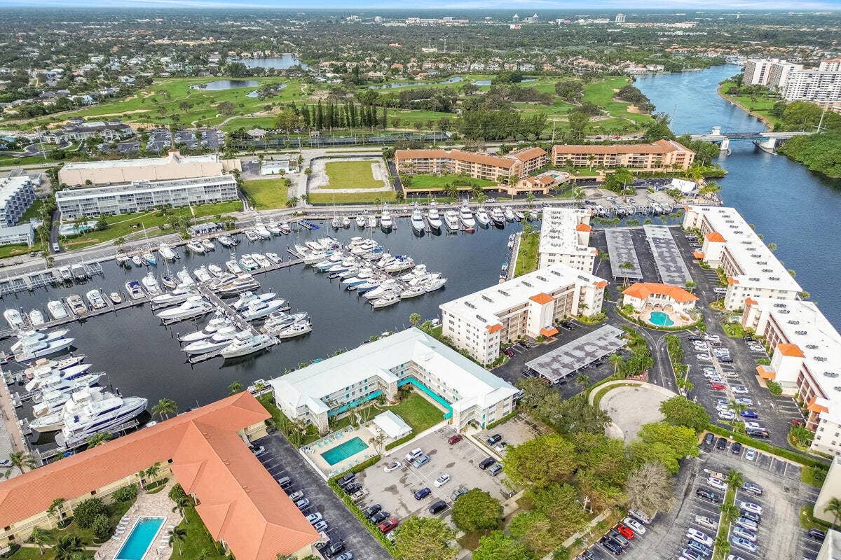 37 Yacht Club Drive, #303, North Palm Beach, FL 33408 Aerial of NPBCC on Intracoastal Waterway