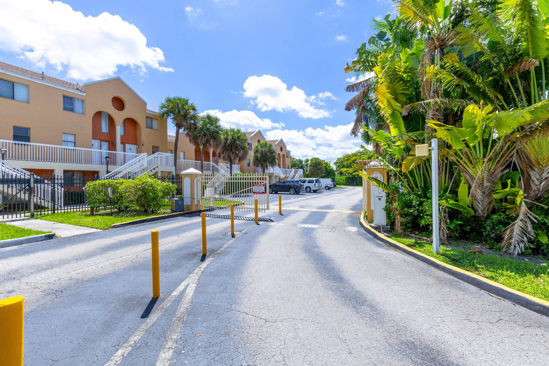 Gated entrance