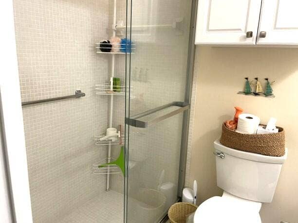 237 HIGH POINT Court W, #A, Delray Beach, FL 33445 Guest bathroom shower stall