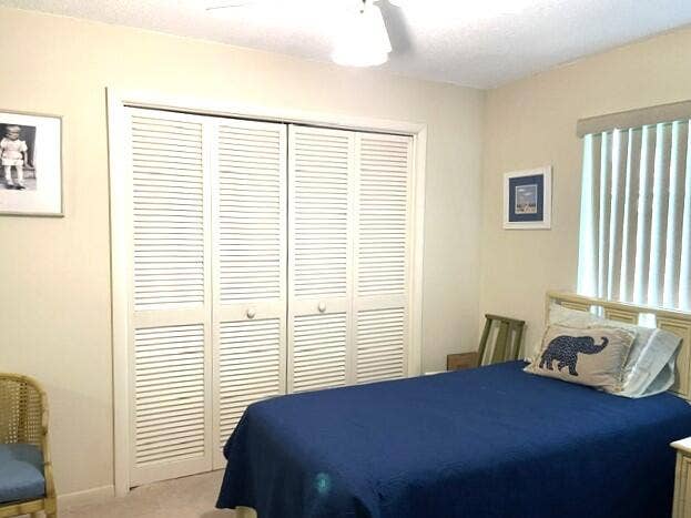 237 HIGH POINT Court W, #A, Delray Beach, FL 33445 Guest bedroom closet space