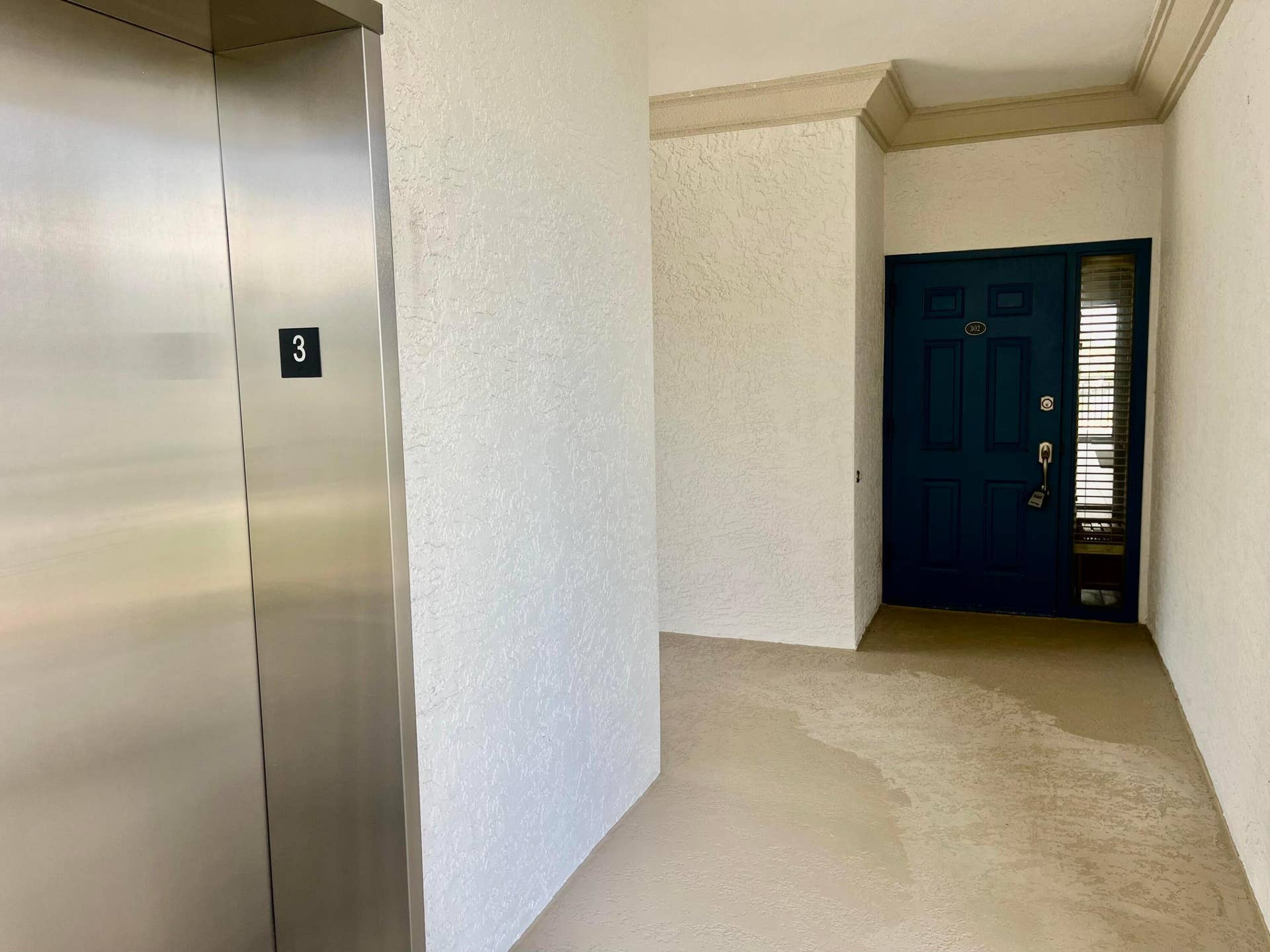 370 GOLFVIEW Road, #302, North Palm Beach, North Palm Beach, FL 33408 Front door to Unit