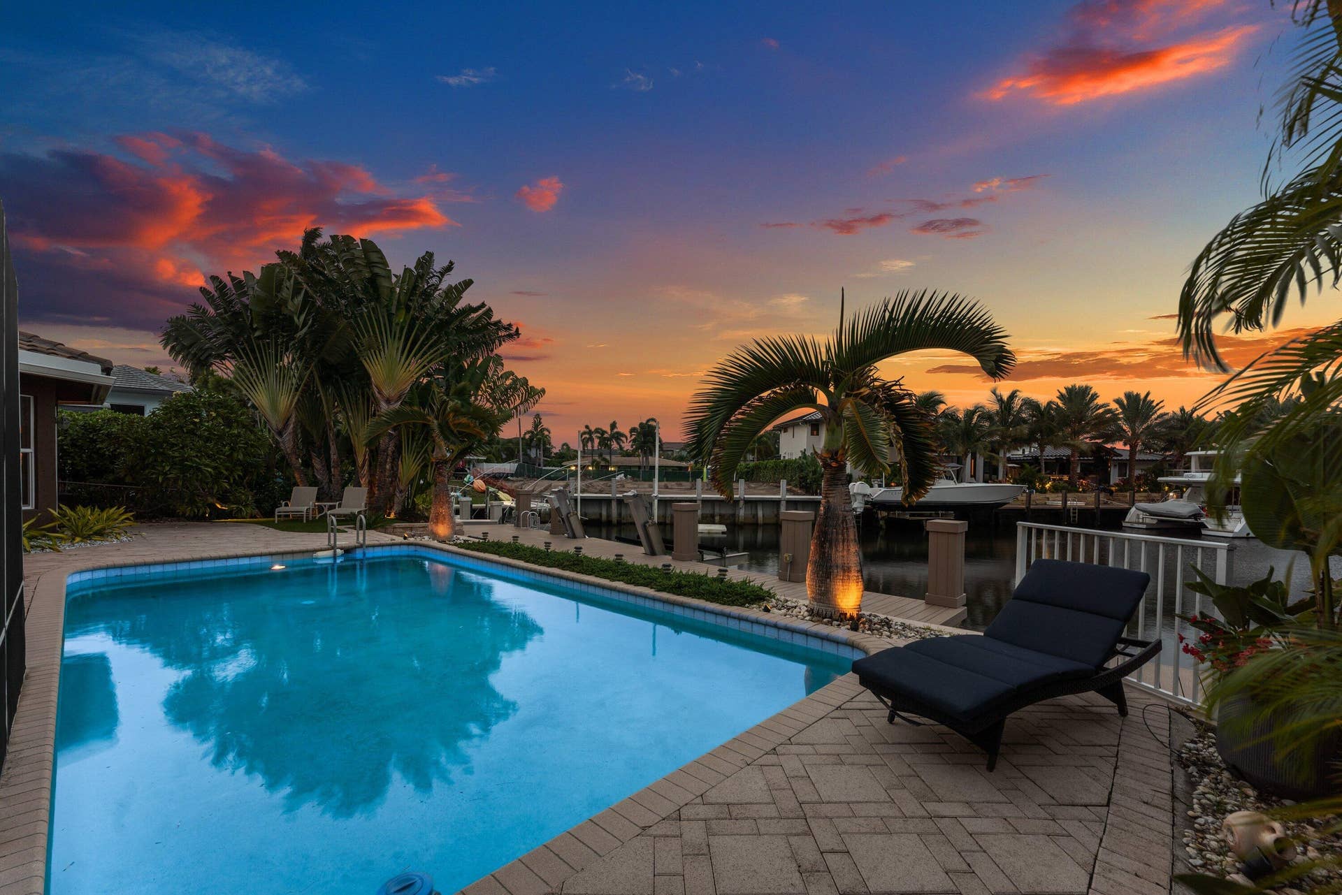 2761 NE 48TH Court, Lighthouse Point, FL 33064 Enjoy endless sunsets from the privacy of your own backyard
