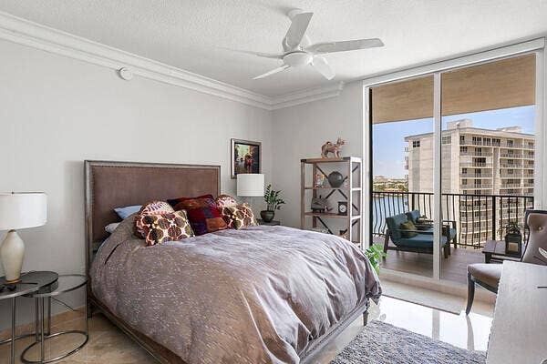 Second Primary BR w/ floor to ceiling slider to balcony