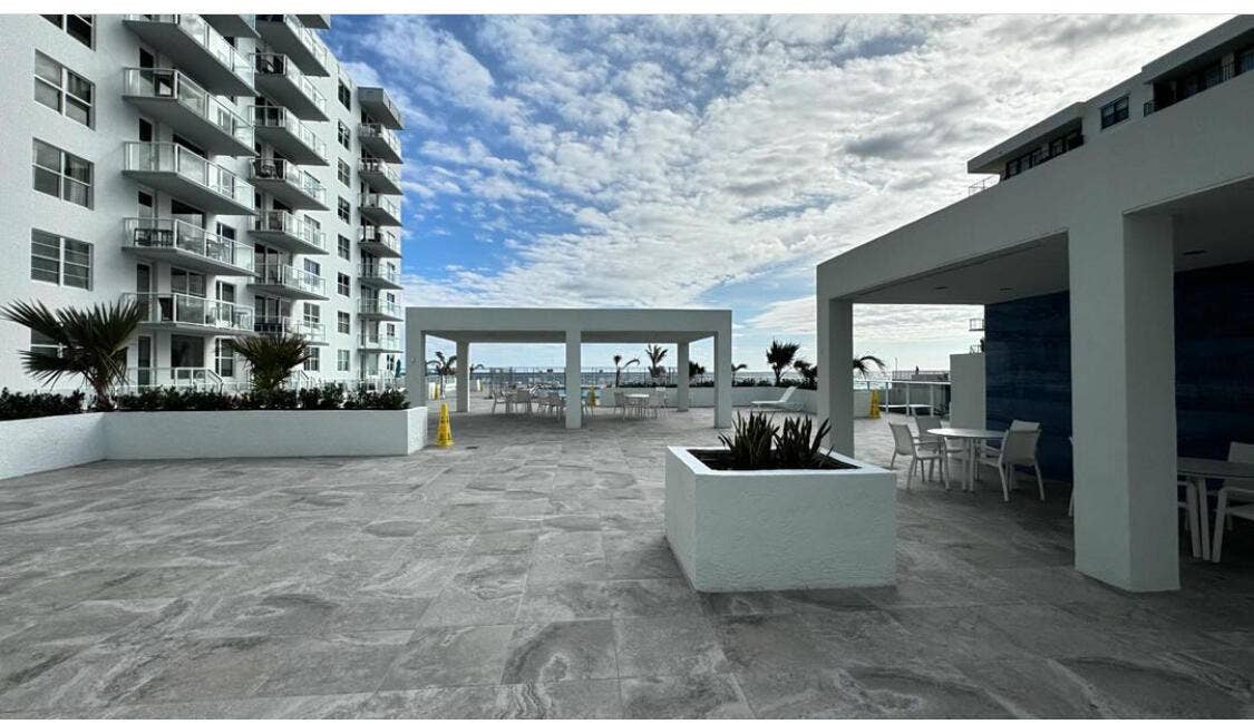3450 S Ocean Boulevard, #418, Palm Beach, FL 33480 New Pool Deck at the Patrician
