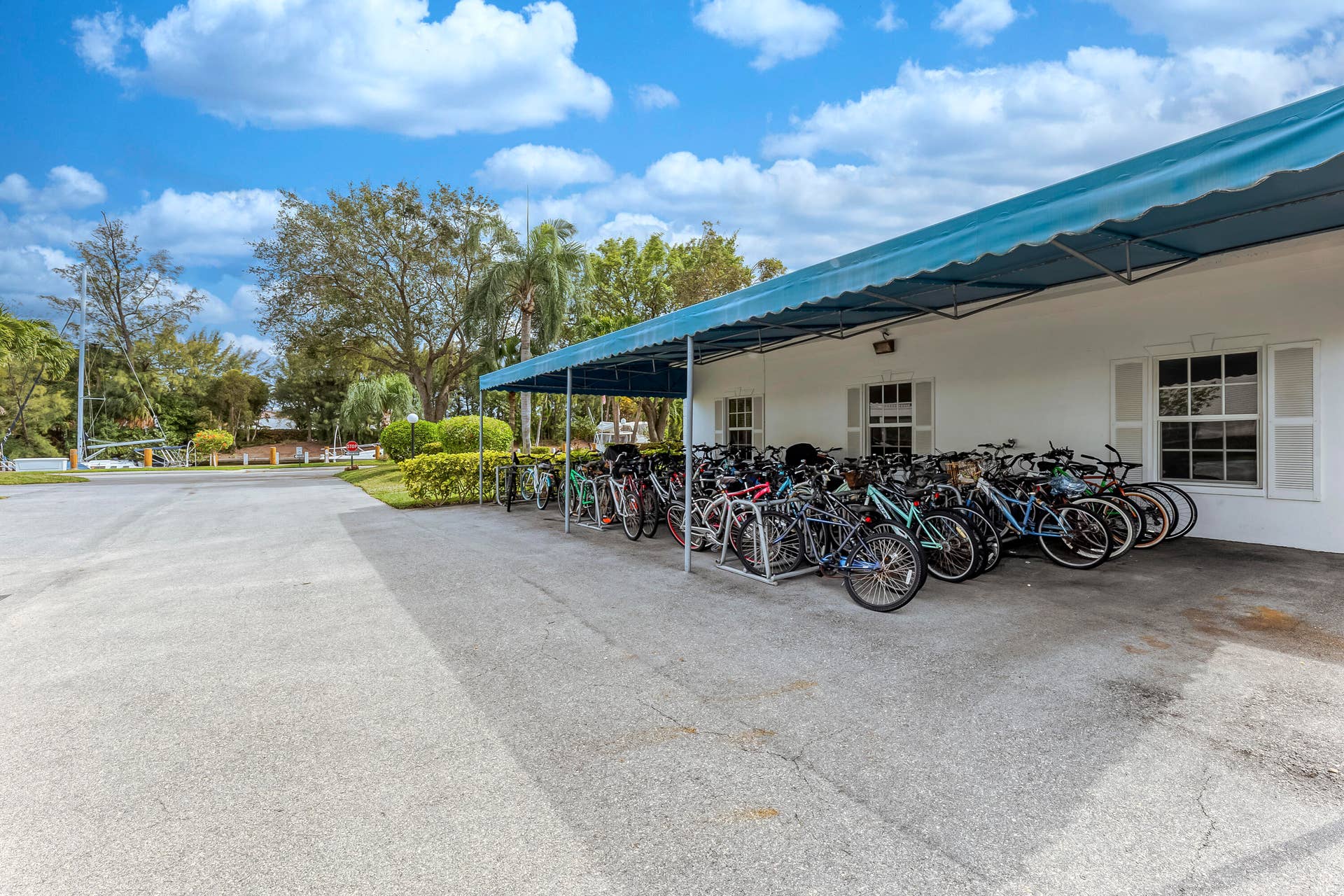 Bicycle covered parking at Rec 1 ;0)
