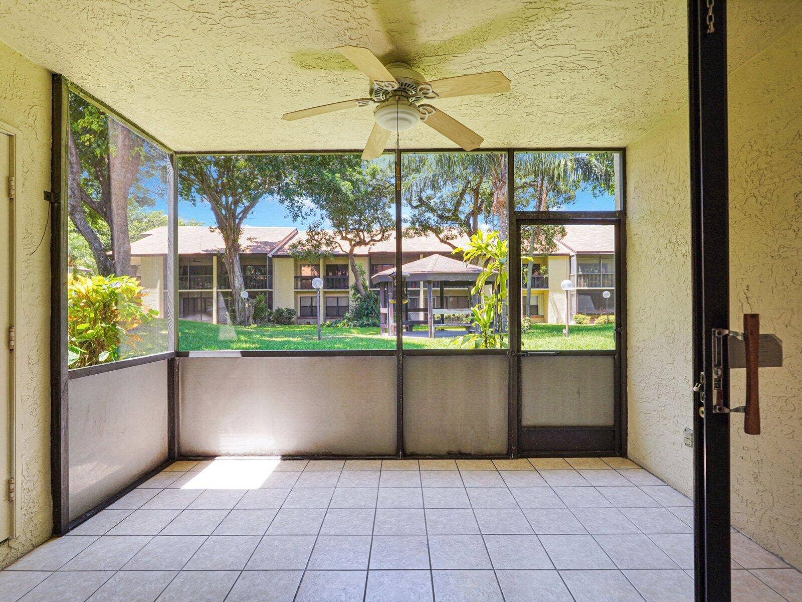 Screened in Patio Walks out to Gazebo