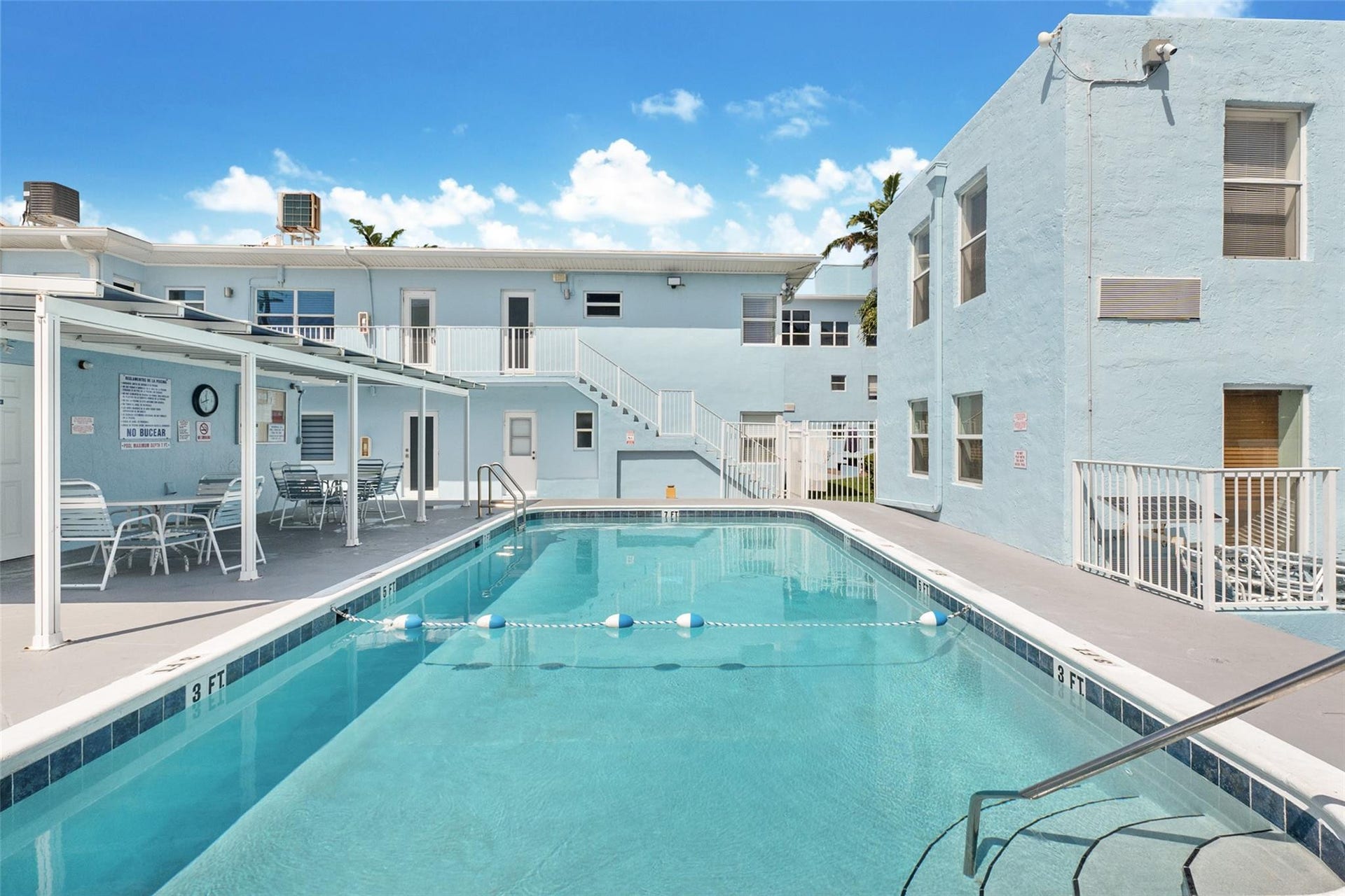 315 Van Buren Street, #205B, Hollywood, FL 33019 Complex has heated pool and barbecue picnic area