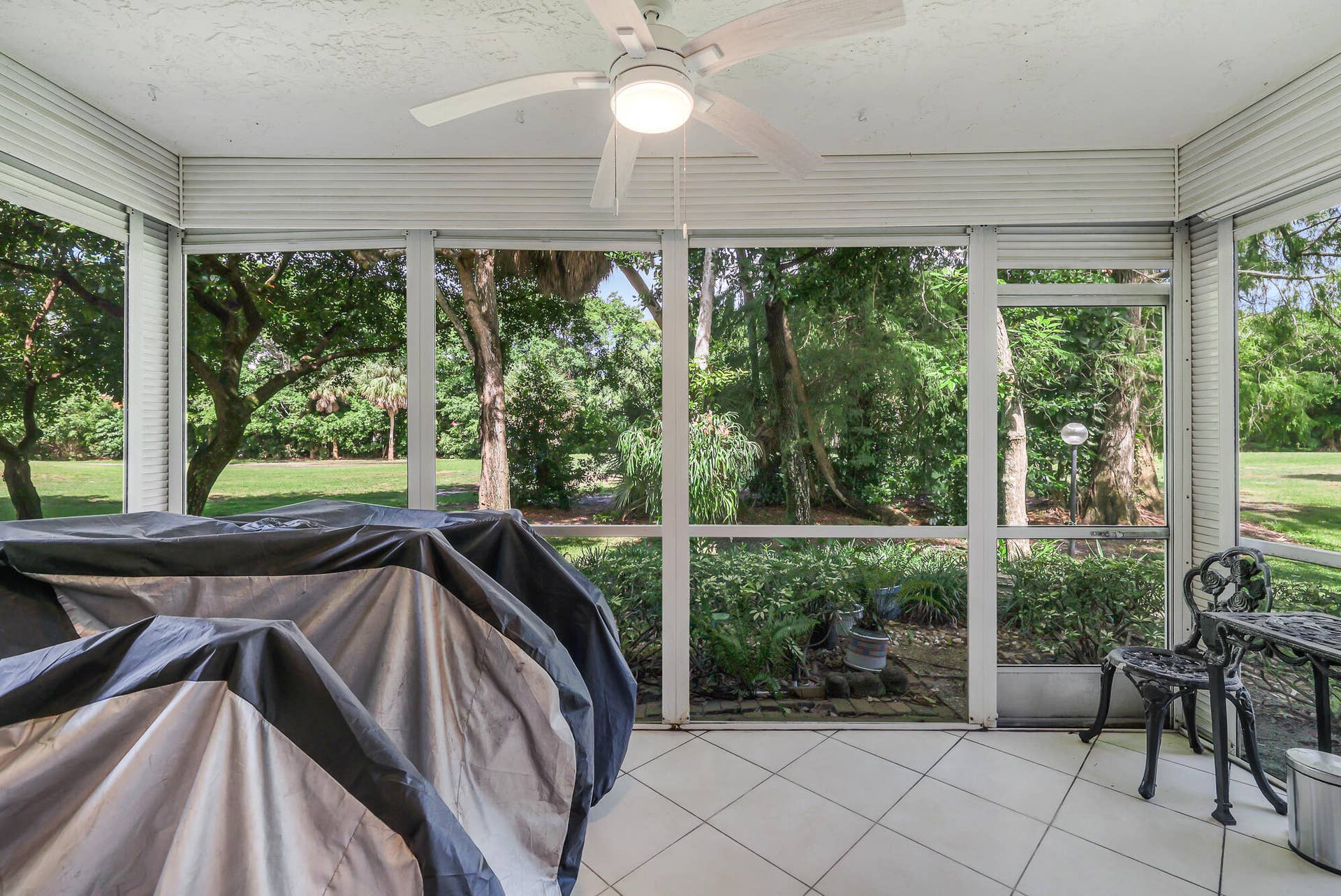 Screened-in patio