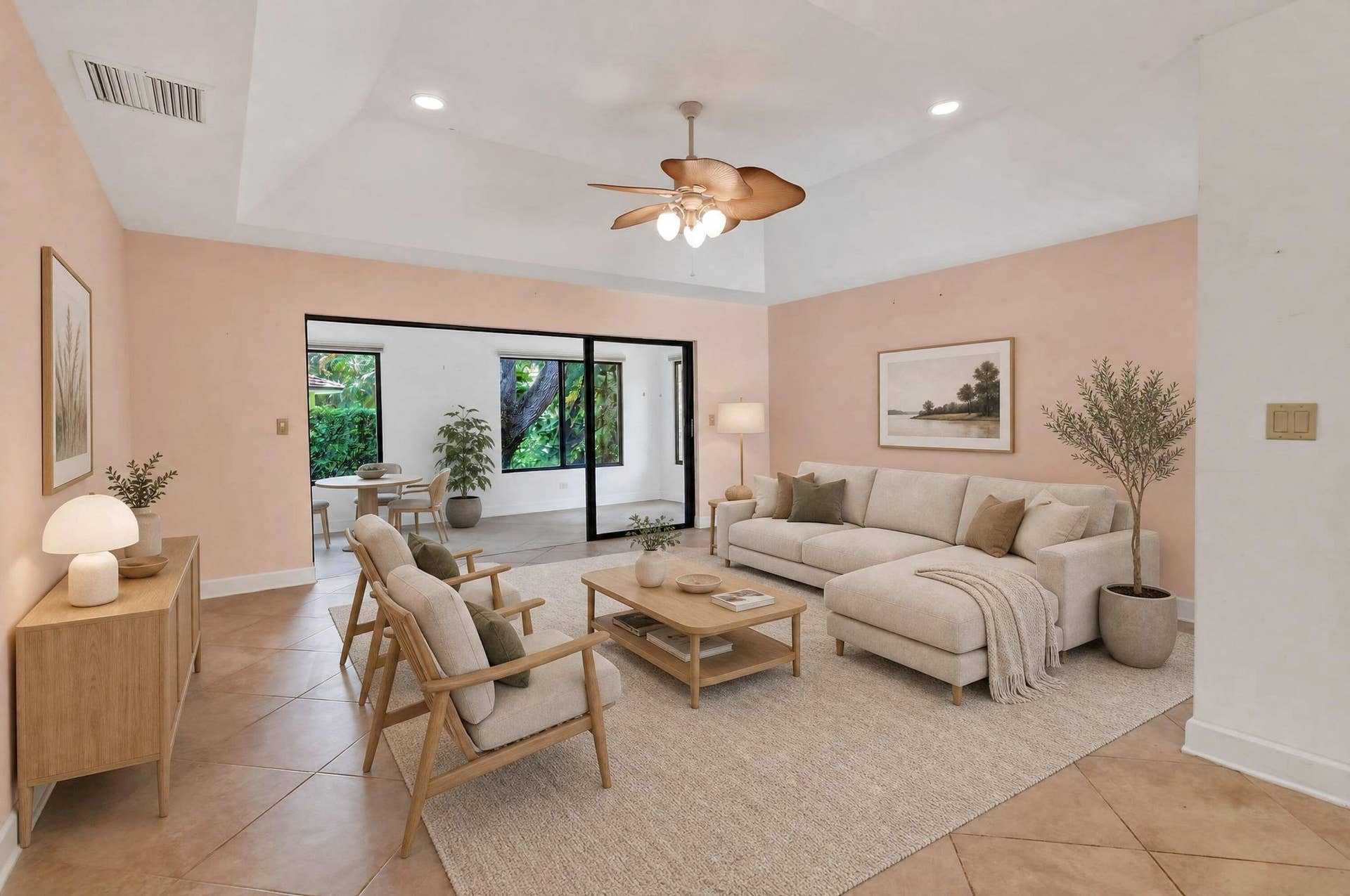 11453 SHADY OAKS Lane, North Palm Beach, FL 33408 LivingRoom-VirtuallyStaged