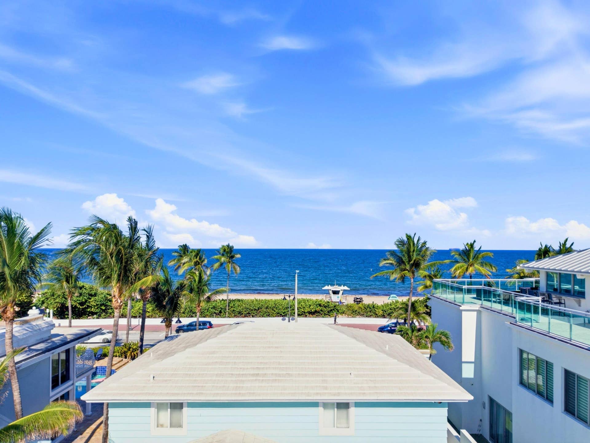 1735 N FORT LAUDERDALE BEACH Boulevard, Fort Lauderdale, FL 33305 Ocean front From Roof
