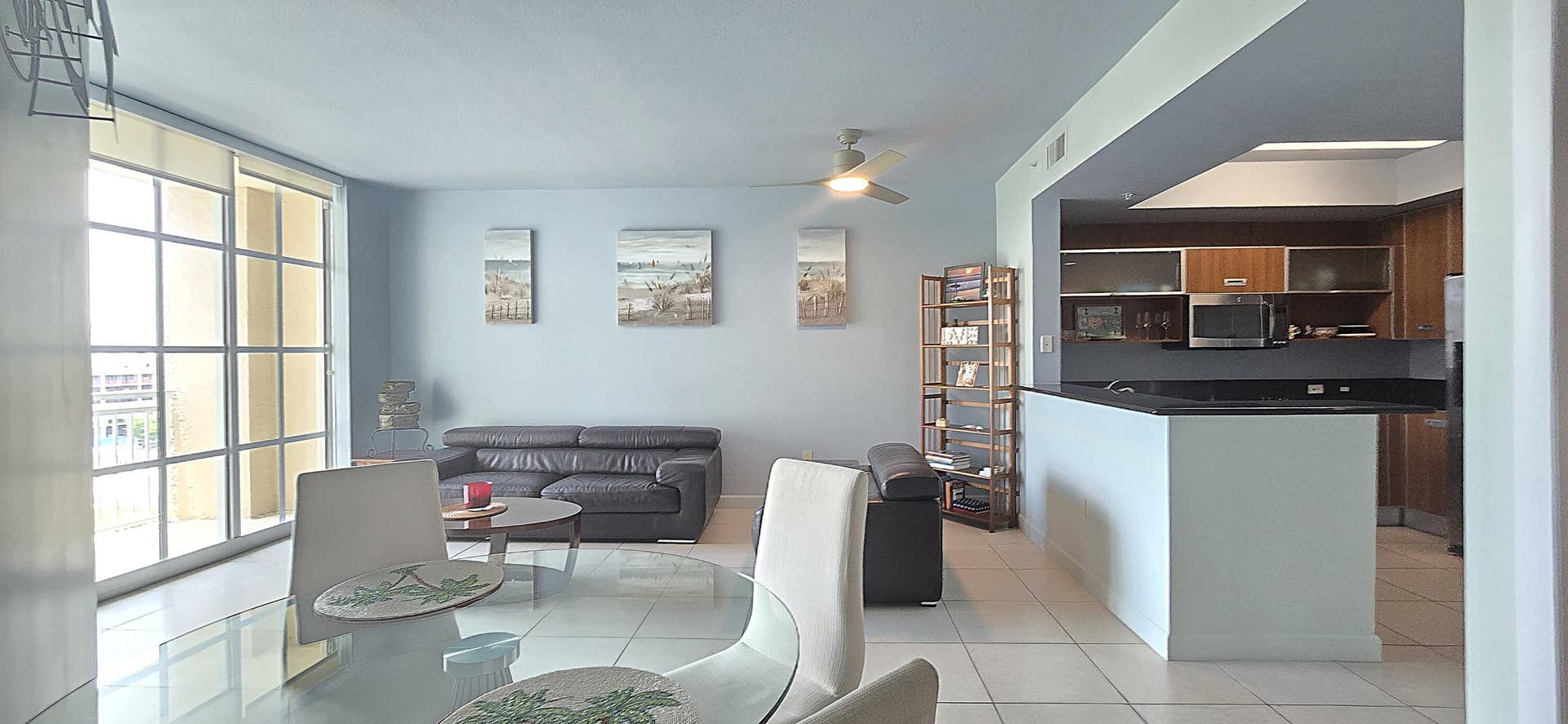410 EVERNIA Street, #706, West Palm Beach, FL 33401 Living room & Dining Area