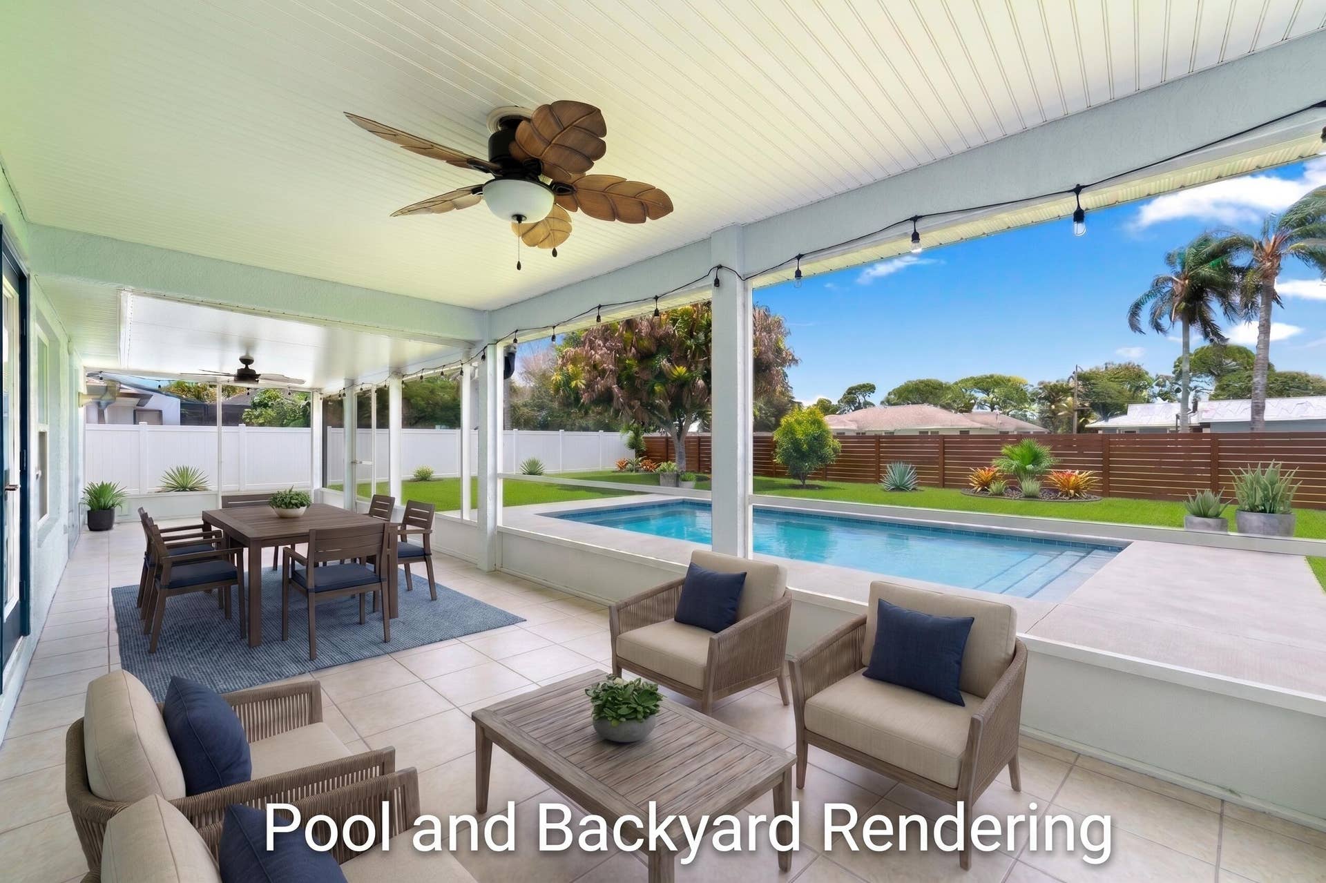 2601 SE Caladium Avenue, Port St Lucie, FL 34952 screen and pool rendering v2