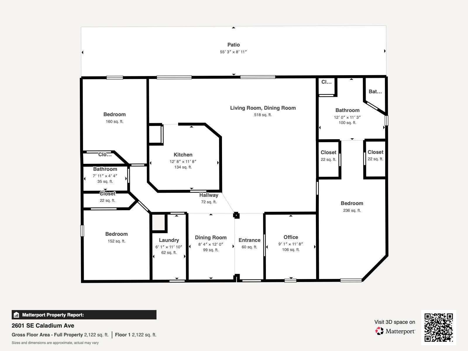 2601 SE Caladium Avenue, Port St Lucie, FL 34952 floorplan2601 SE Caladium Ave - Floor 1