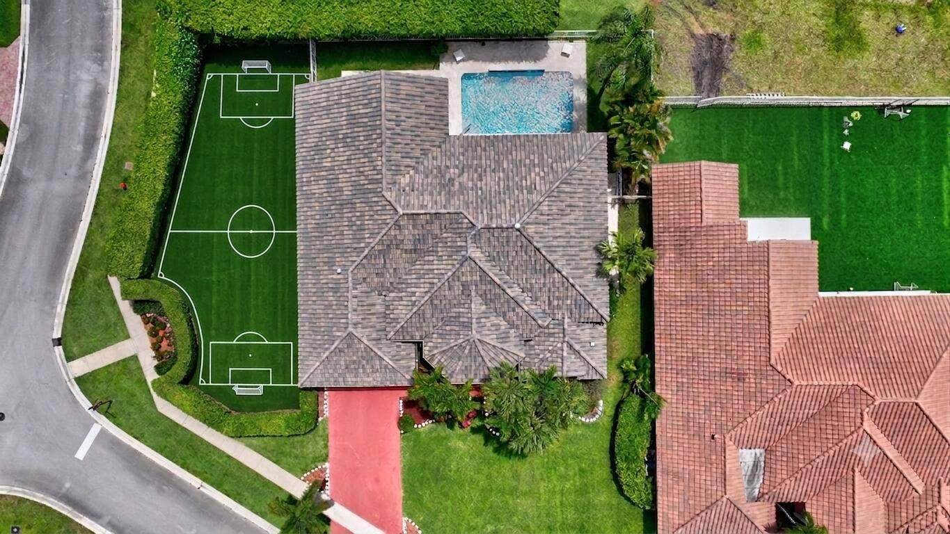19236 BAY LEAF Court, Boca Raton, FL 33498 Soccer area created using AI.