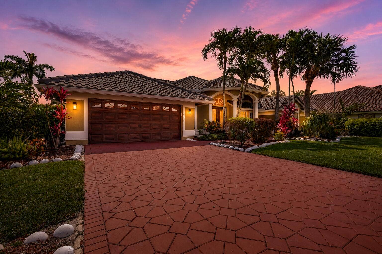 19236 BAY LEAF Court, Boca Raton, FL 33498 Sunset is AI generated