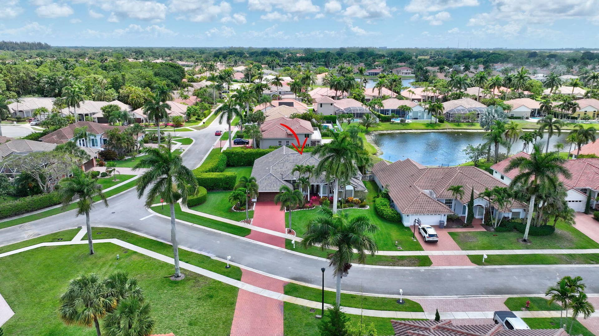 19236 BAY LEAF Court, Boca Raton, FL 33498 Aerial View