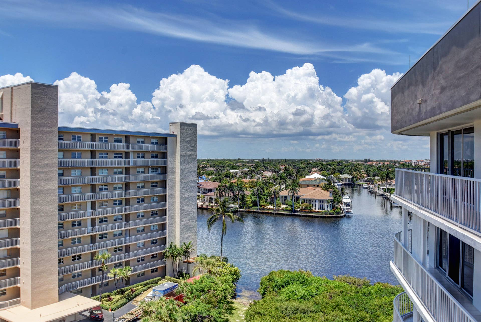 3210 S Ocean Boulevard, #903, Highland Beach, FL 33487 villa view of ICW
