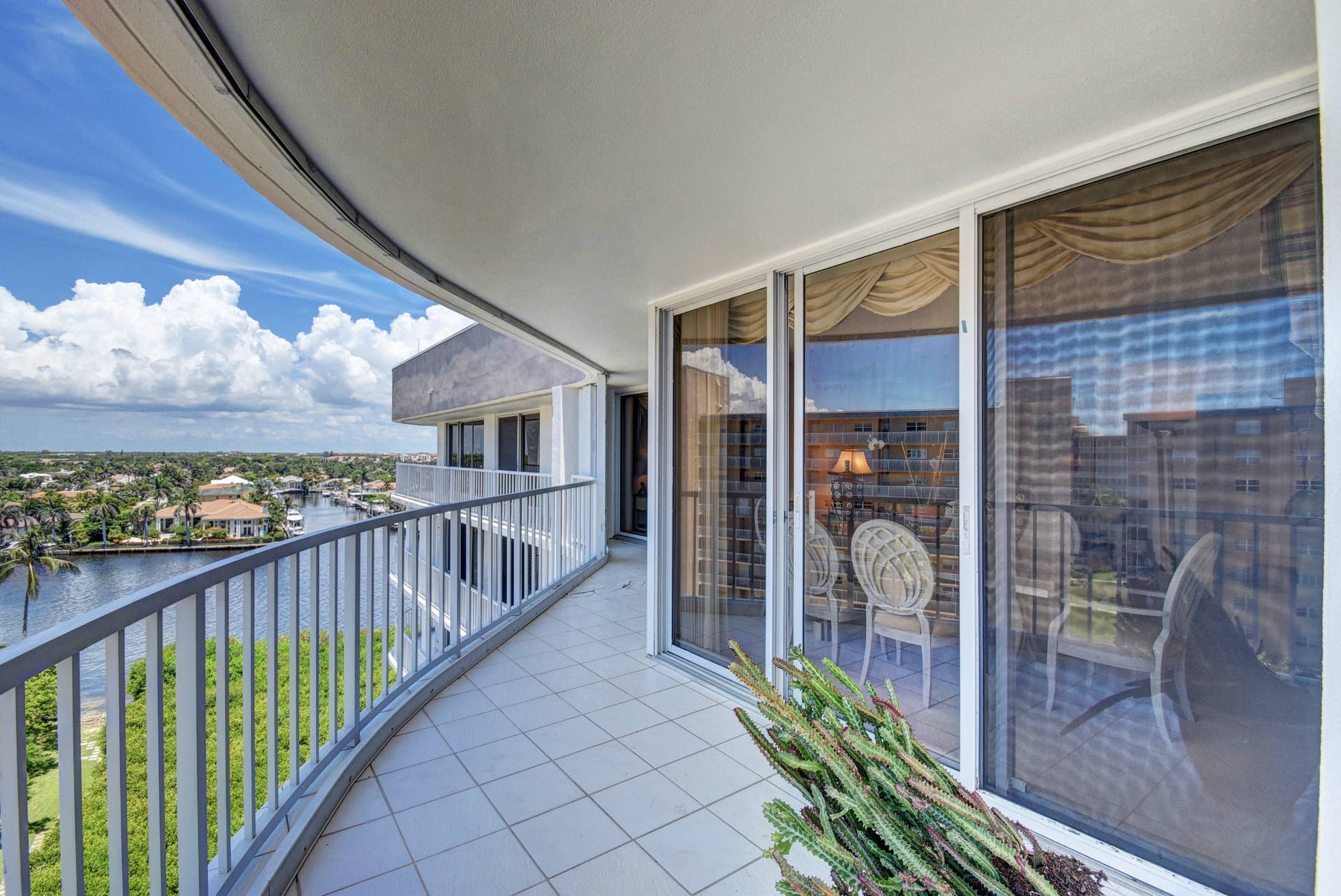 3210 S Ocean Boulevard, #903, Highland Beach, FL 33487 villa balcony view