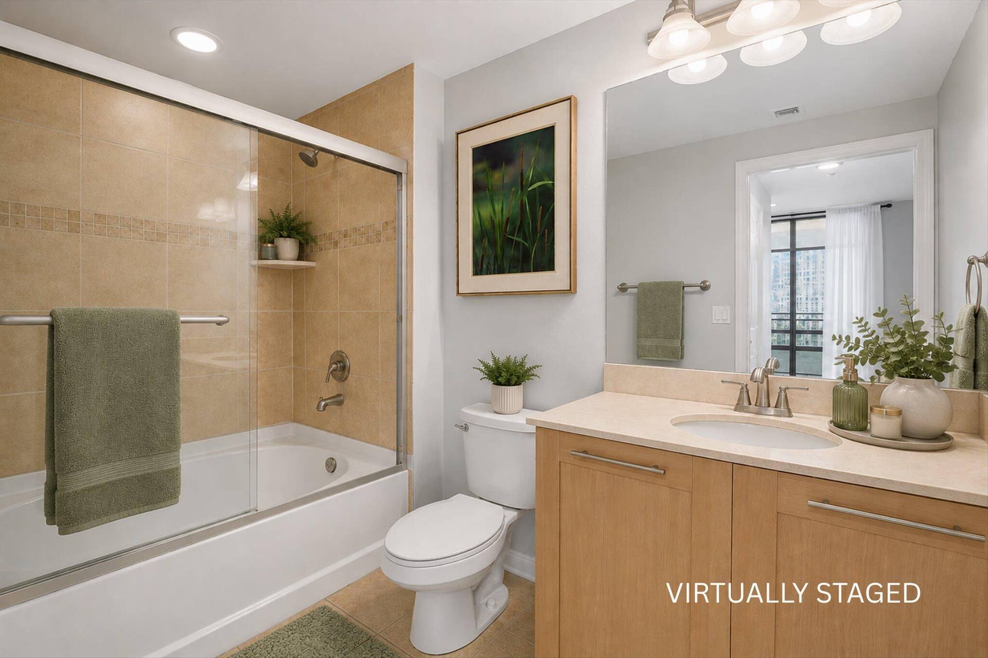 Primary Bathroom (Virtually Staged)