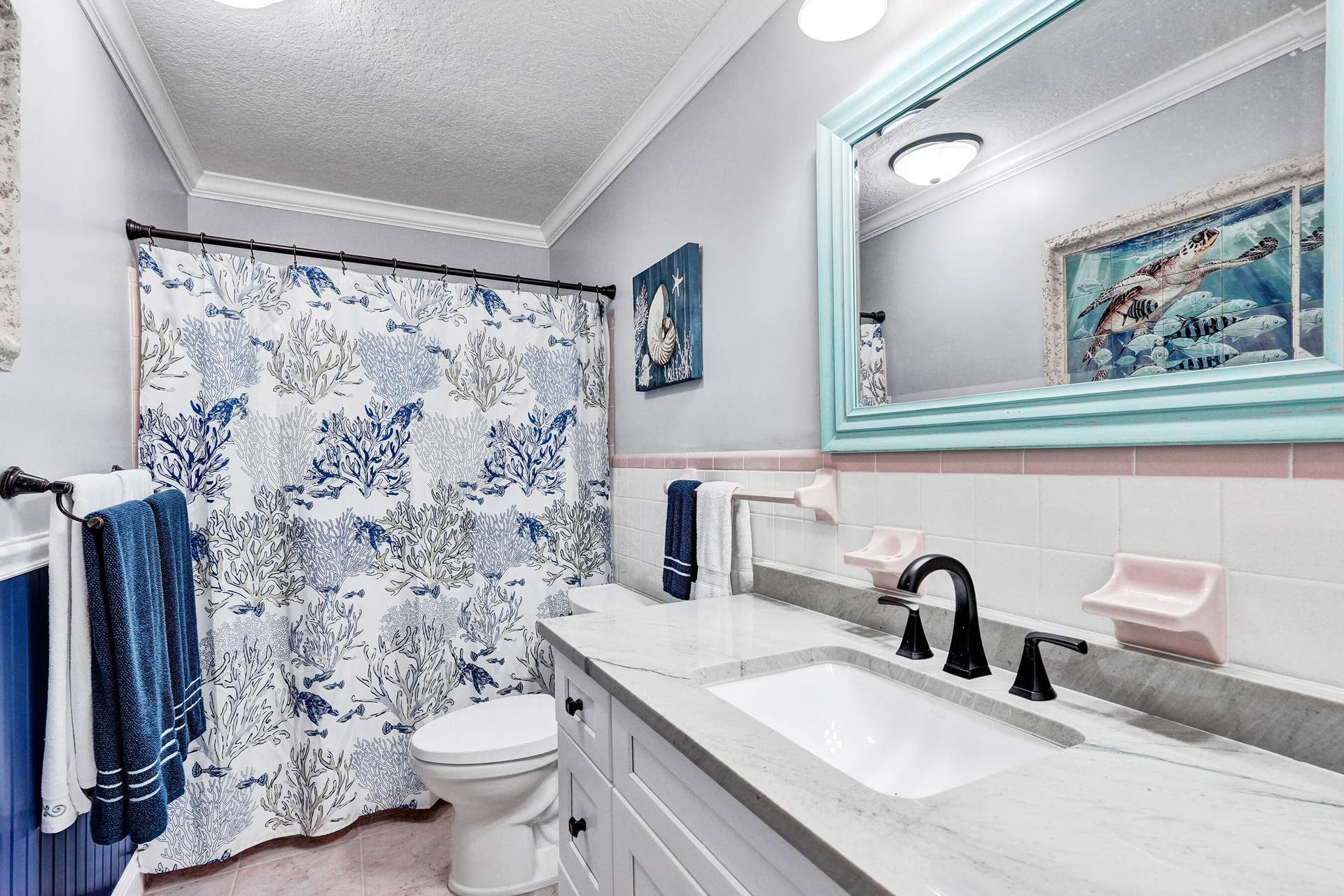 733 JACANA Way, North Palm Beach, FL 33408 2nd Bathroom updated 2025. This room measures 12'4 x 5.
