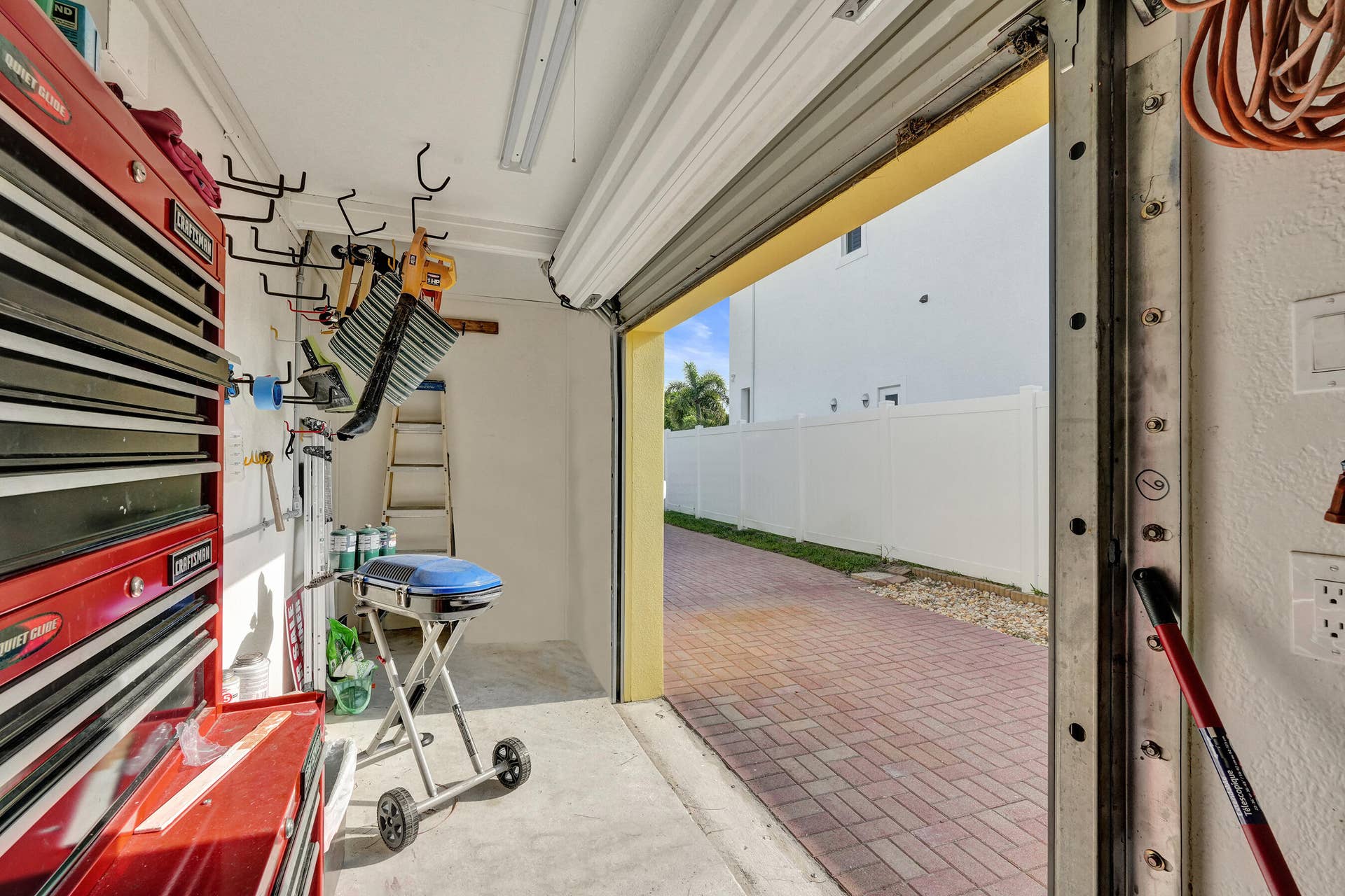 733 JACANA Way, North Palm Beach, FL 33408 Bonus workshop on the side of the home! 200 AMP service for all your projects and Icynene foam keeps the room well insulated. This could also serve as golf cart storage.
