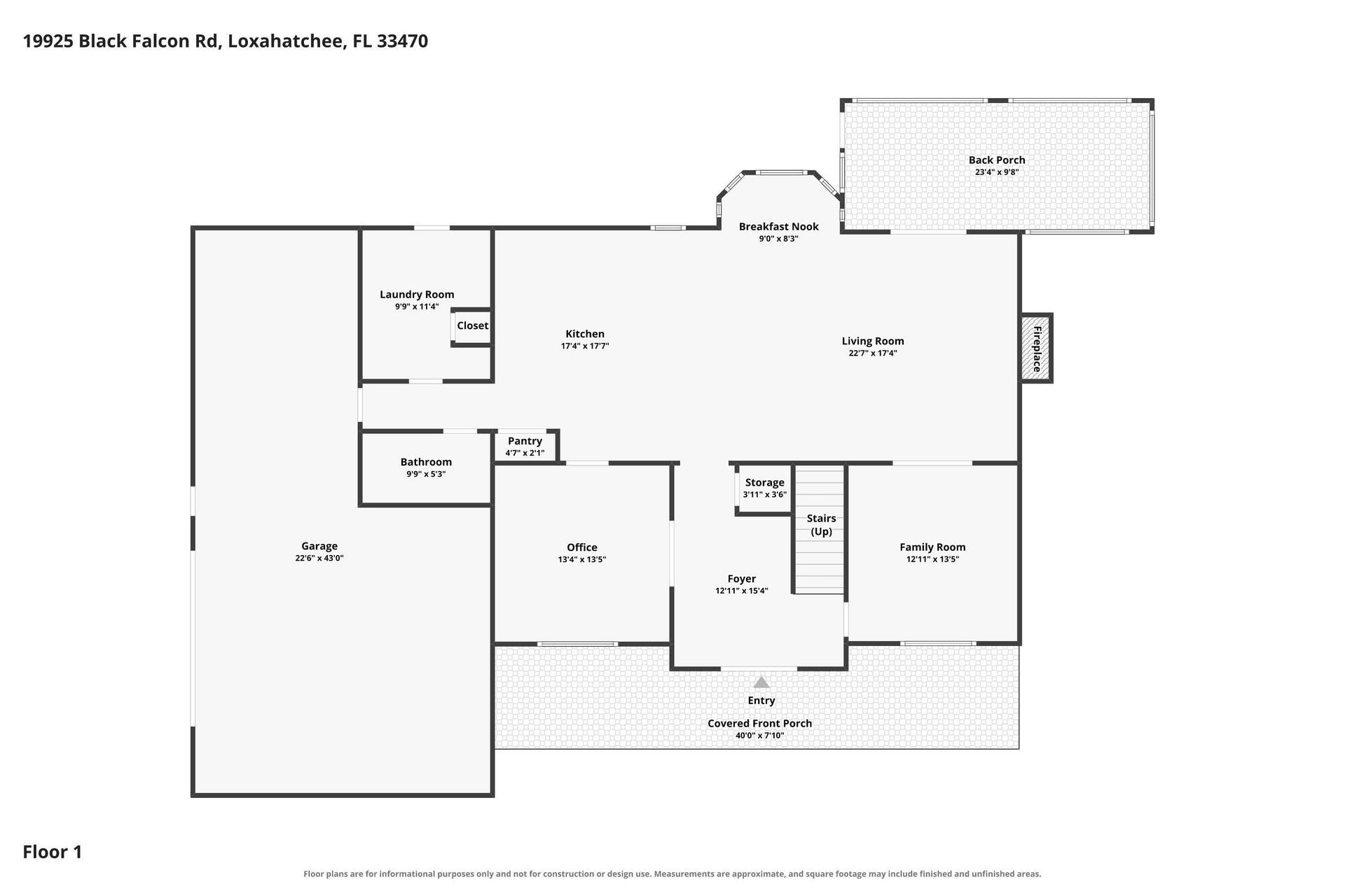 19925 Black Falcon Road, Loxahatchee, FL 33470 Floor-1