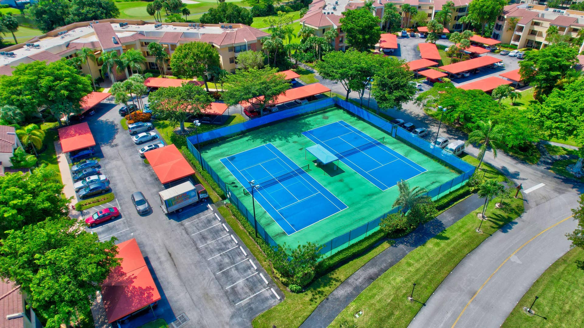 Tennis courts