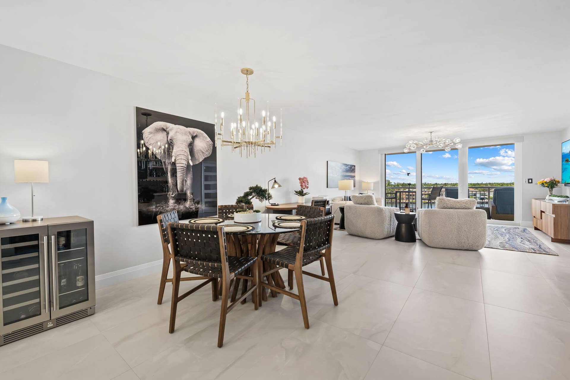 511 BAYSHORE Drive, #603, Fort Lauderdale, Fort Lauderdale, FL 33304 Dining area