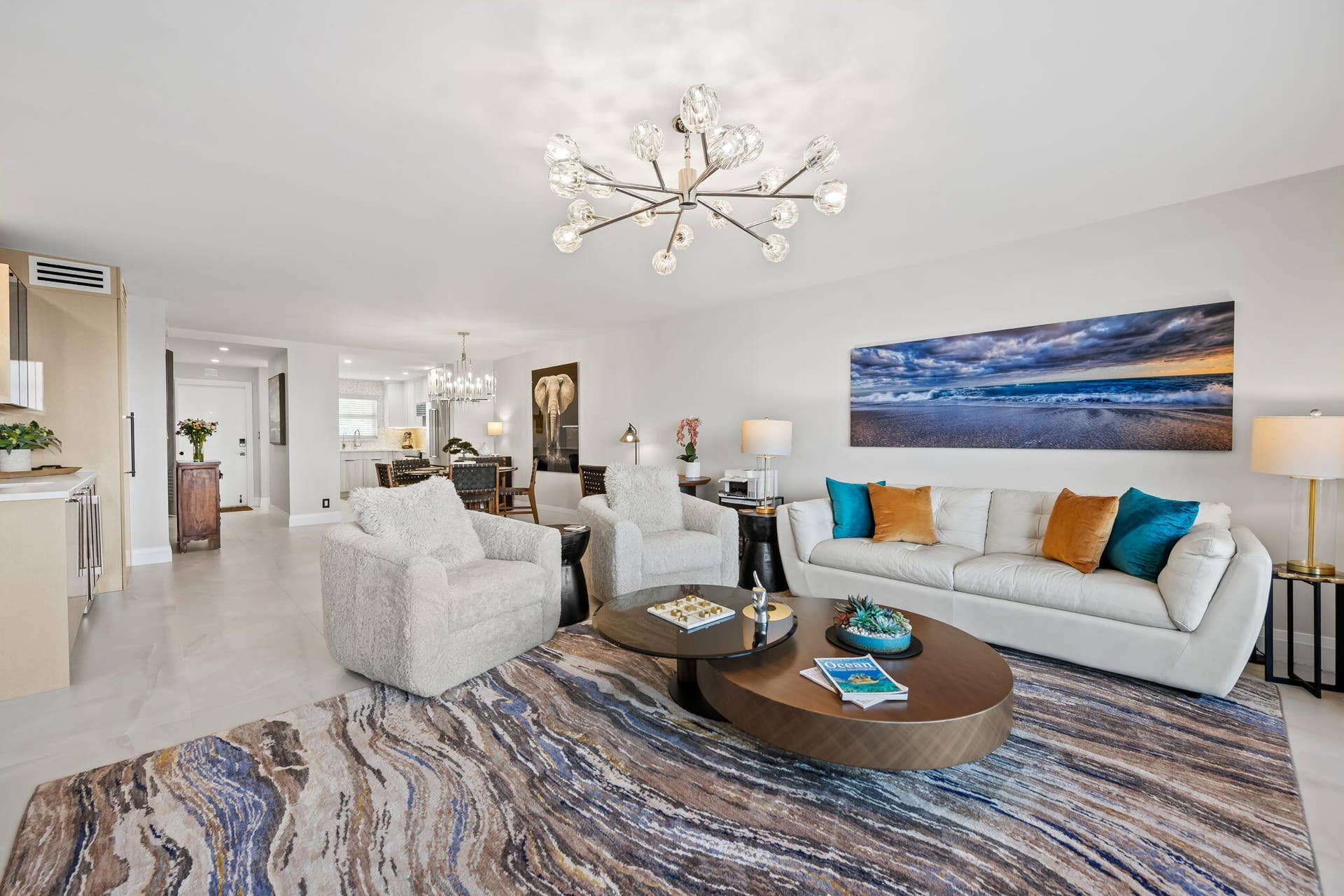 511 BAYSHORE Drive, #603, Fort Lauderdale, Fort Lauderdale, FL 33304 Living room