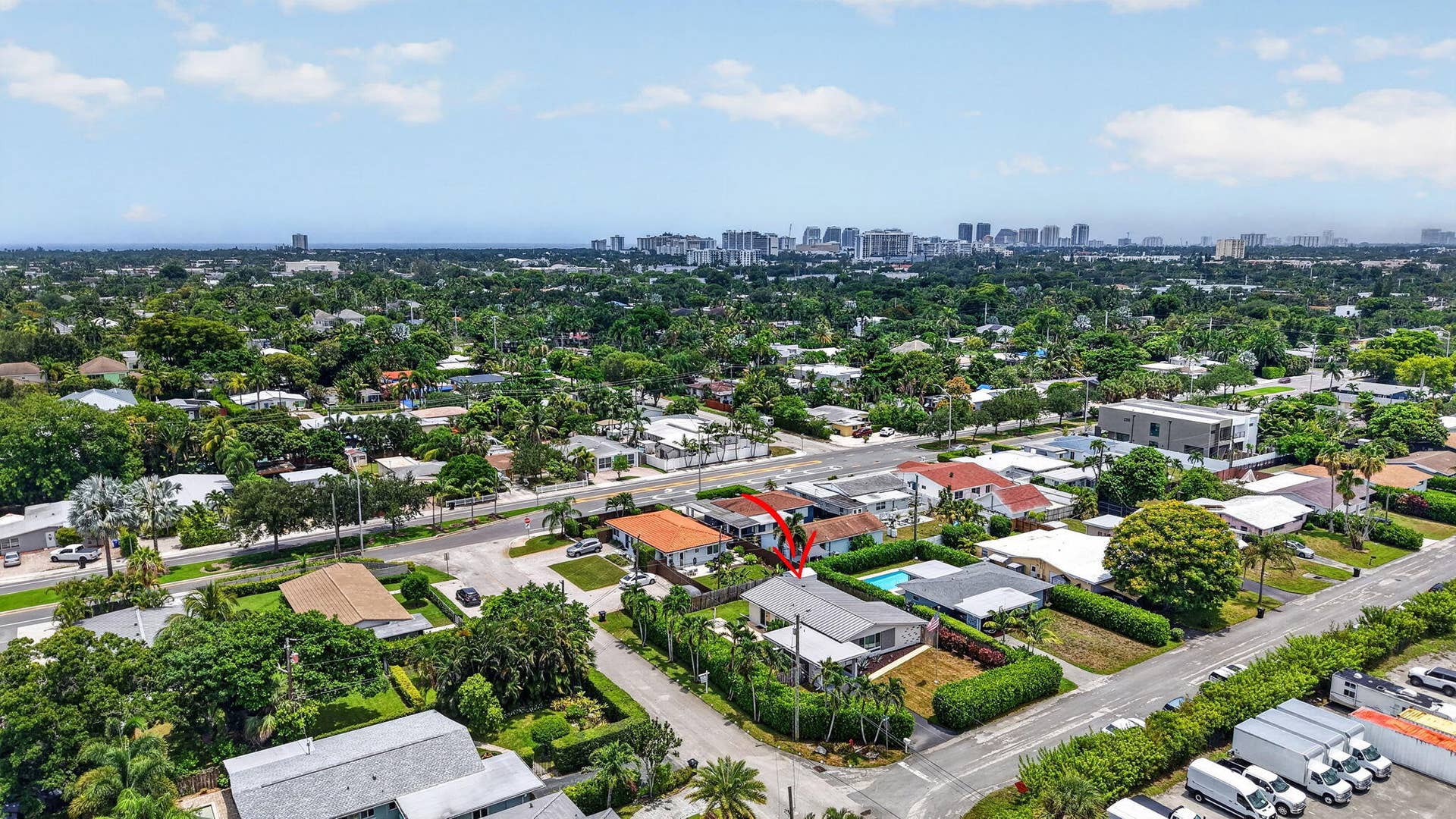 1608 NE 14TH Terrace, Fort Lauderdale, FL 33305 Looking South East