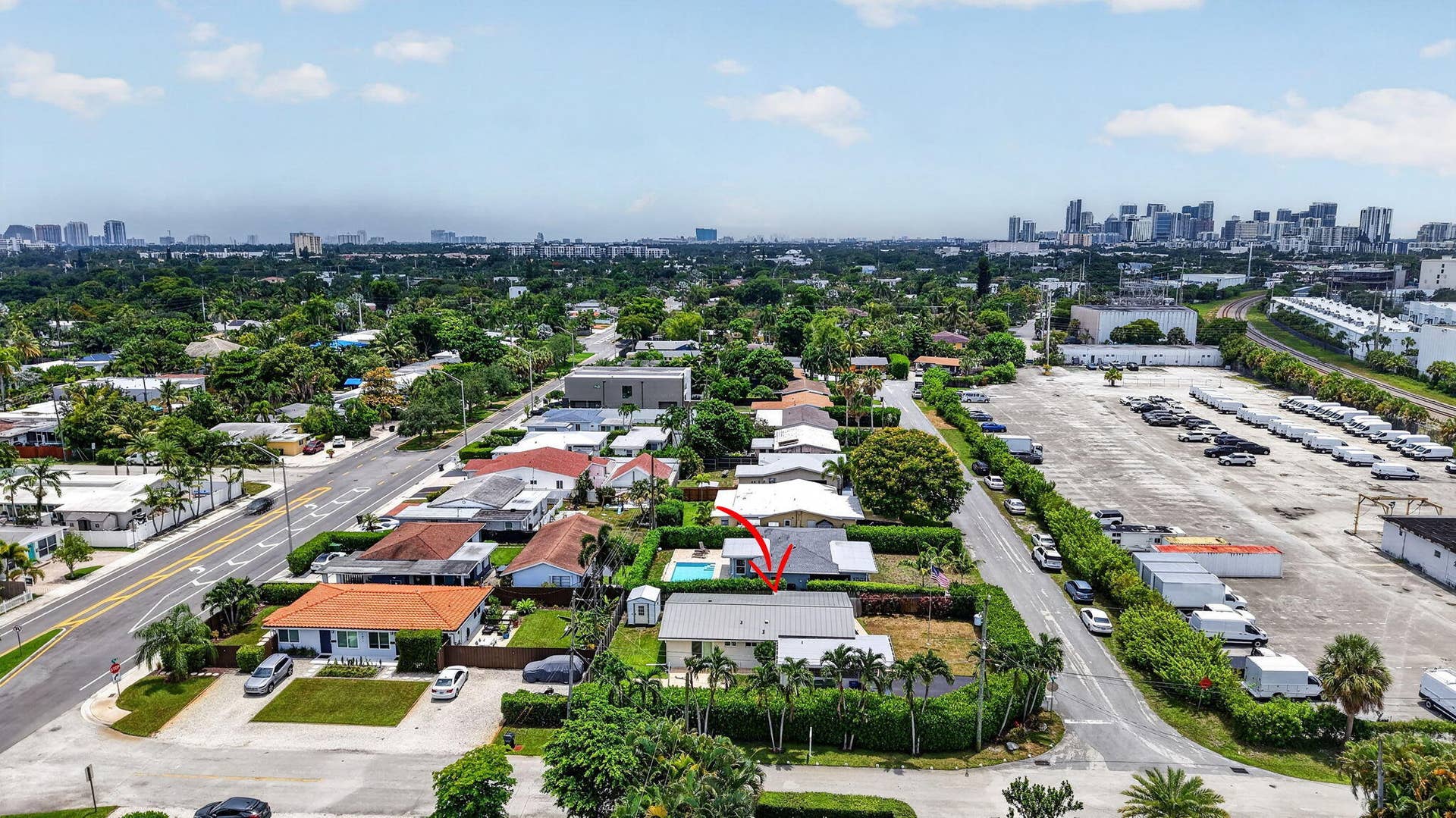 1608 NE 14TH Terrace, Fort Lauderdale, FL 33305 Looking South