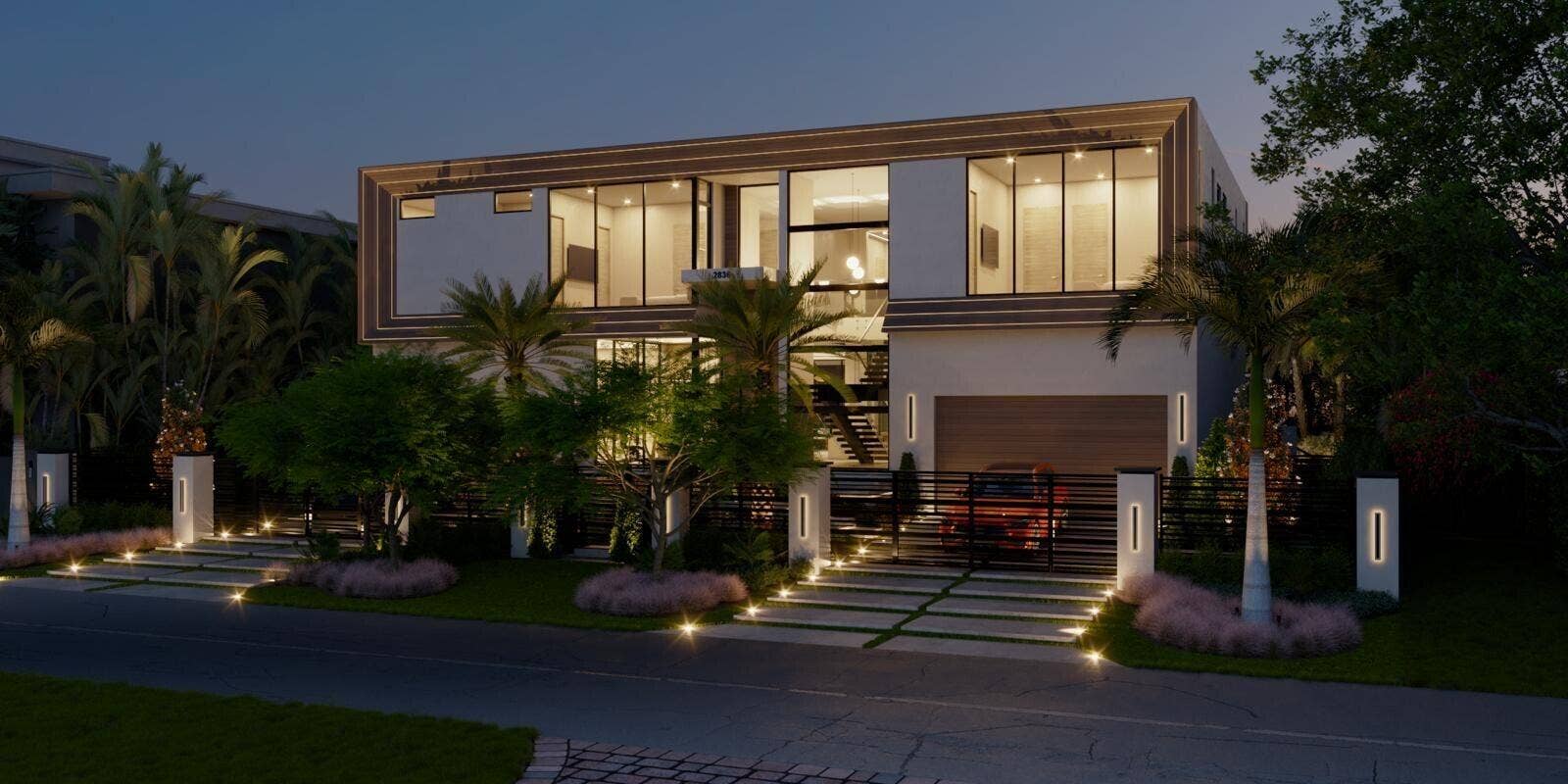 2836 NE 22nd Street, Fort Lauderdale, FL 33305 frnt elvt
