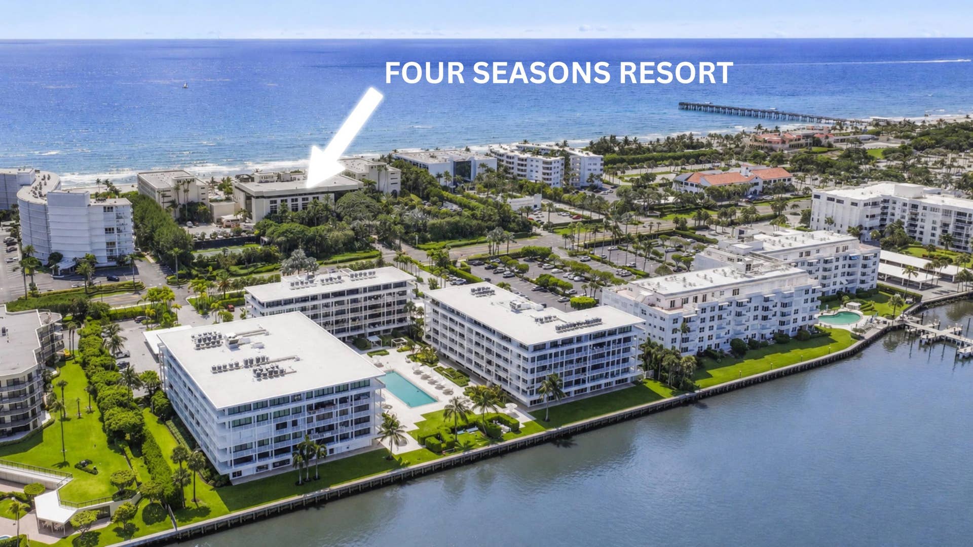 Aerial Four Seasons Proximity