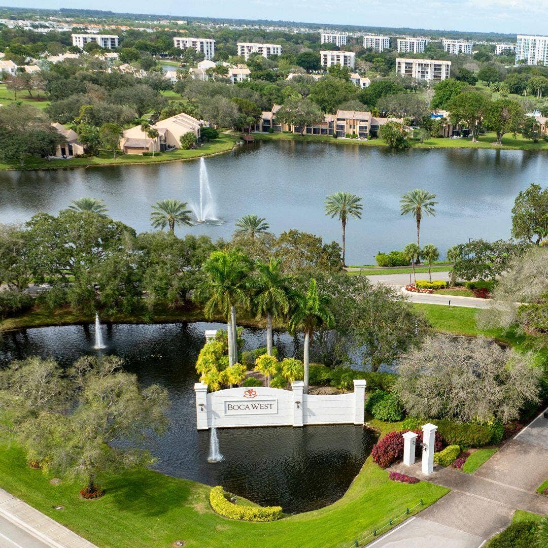 7819 Lakeside Boulevard, #836, Boca Raton, FL 33434 1. Boca West Entrance