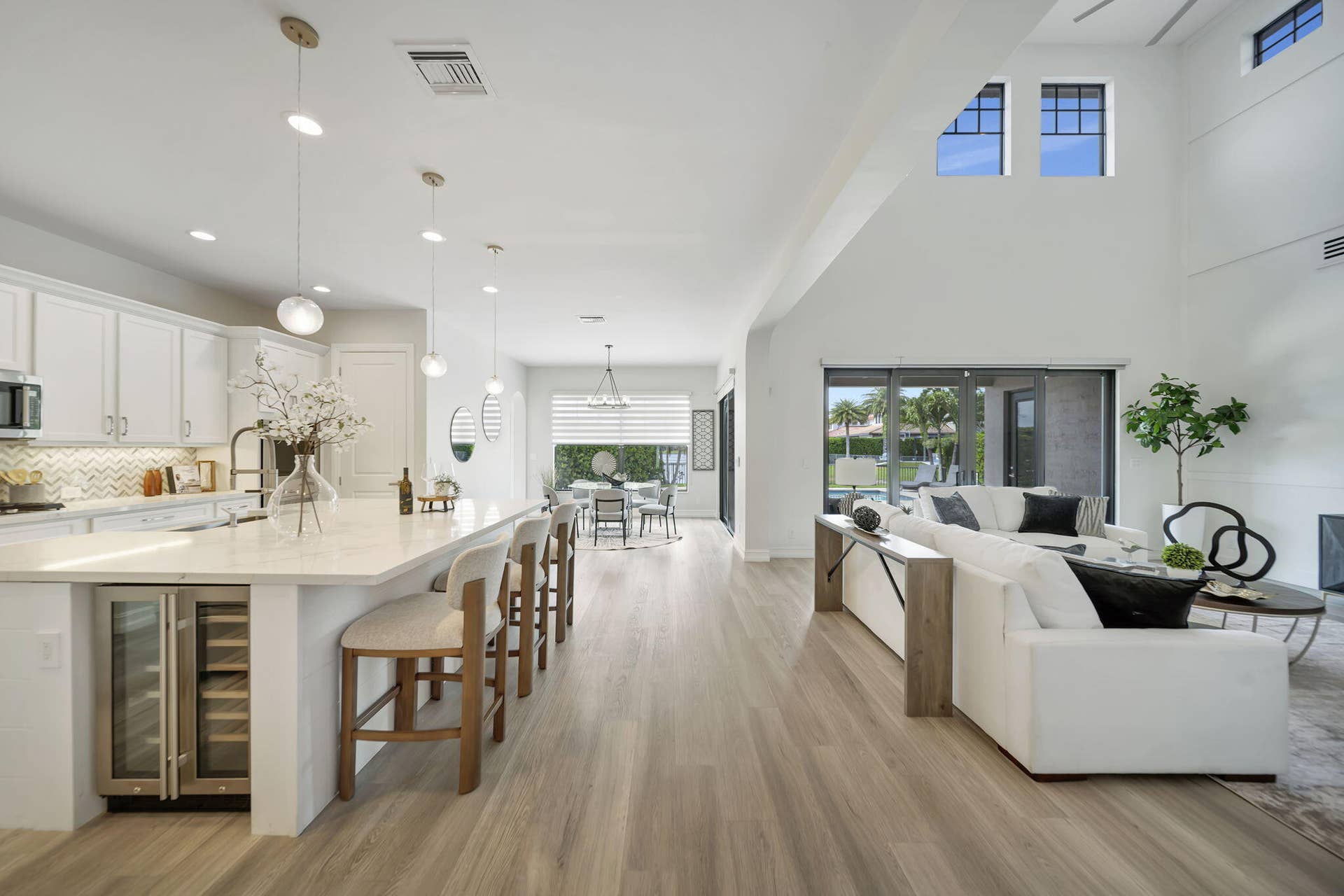 WINE cooler under large island
