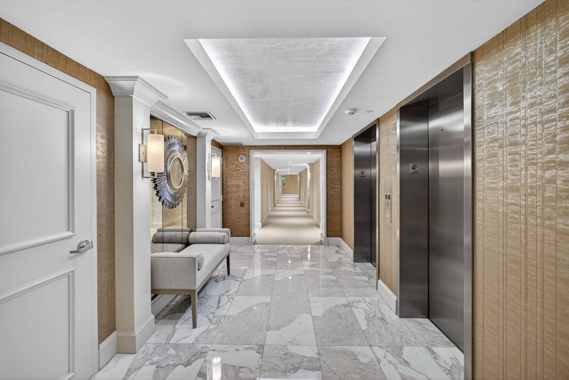 3440 S OCEAN Boulevard, #105S, Palm Beach, FL 33480 Hallway to your new home