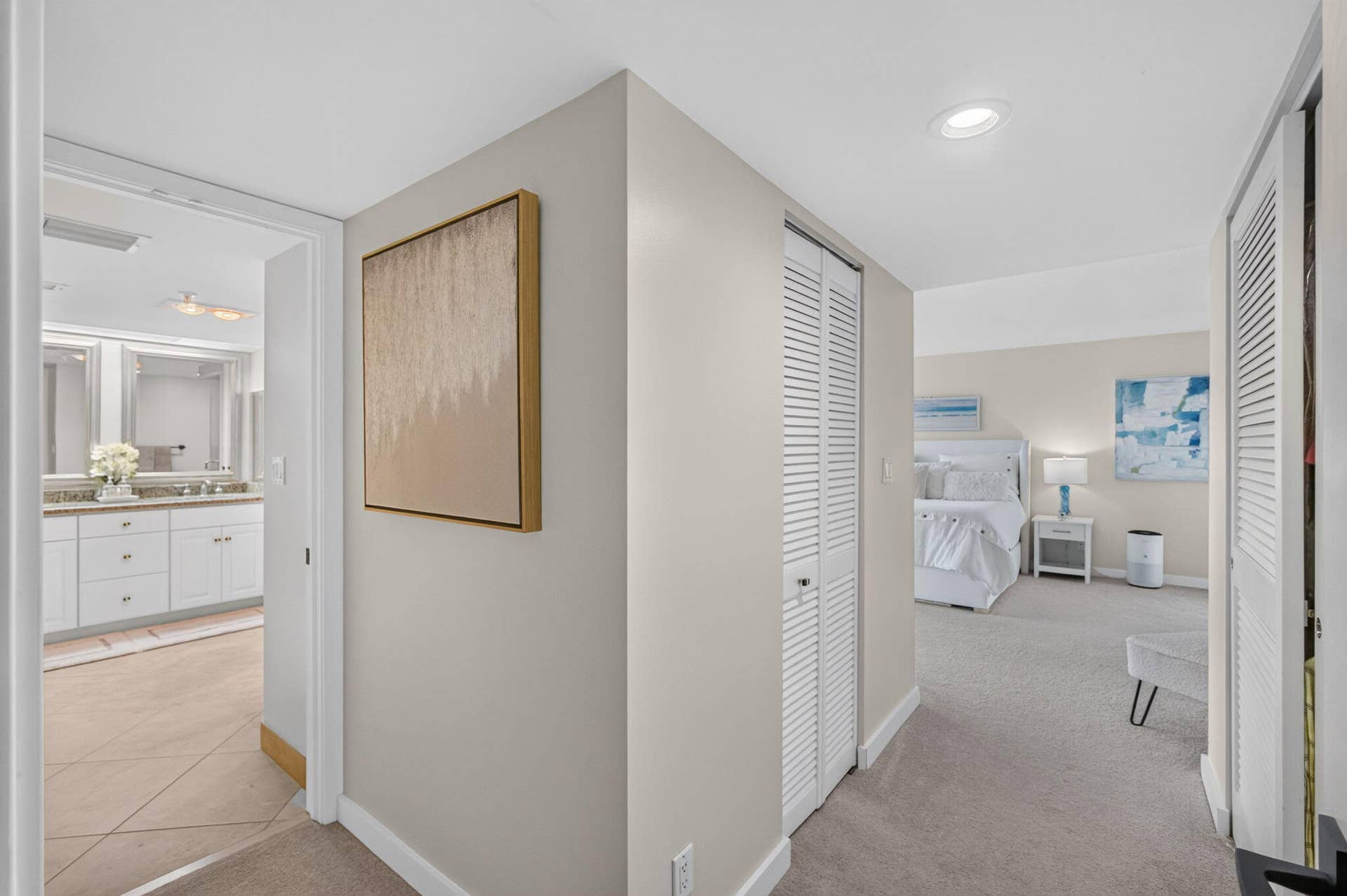 3440 S OCEAN Boulevard, #105S, Palm Beach, FL 33480 Hallway to Primary