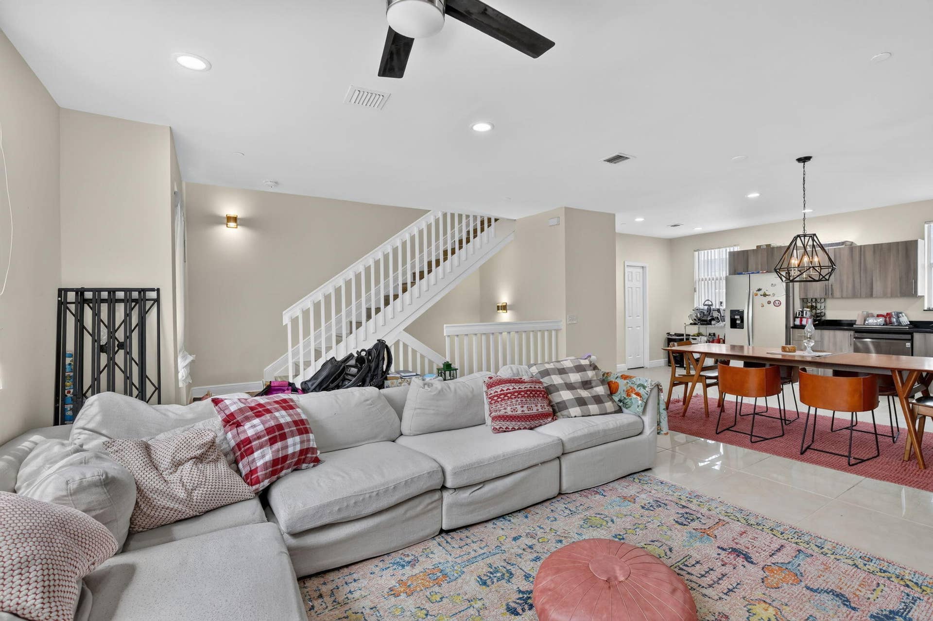 1705 Johnson Street, #C, Hollywood, FL 33020 Living/Dining Kitchen