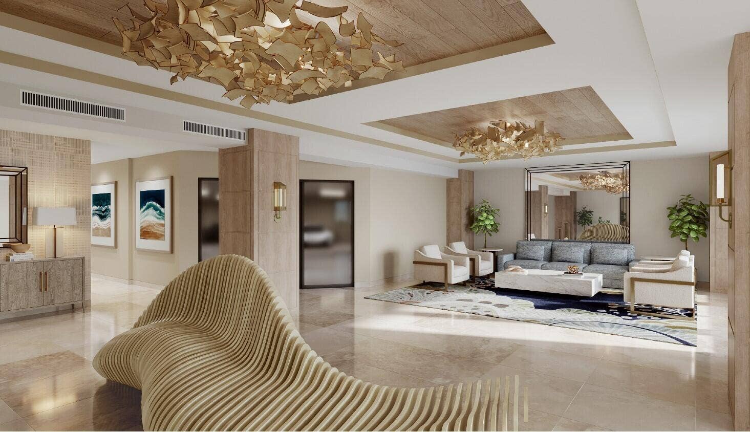 1000 S Ocean Boulevard, #4D, Pompano Beach, FL 33062 Lobby