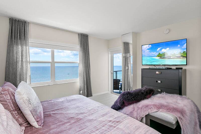 Master Bedroom with Access to the Balcony