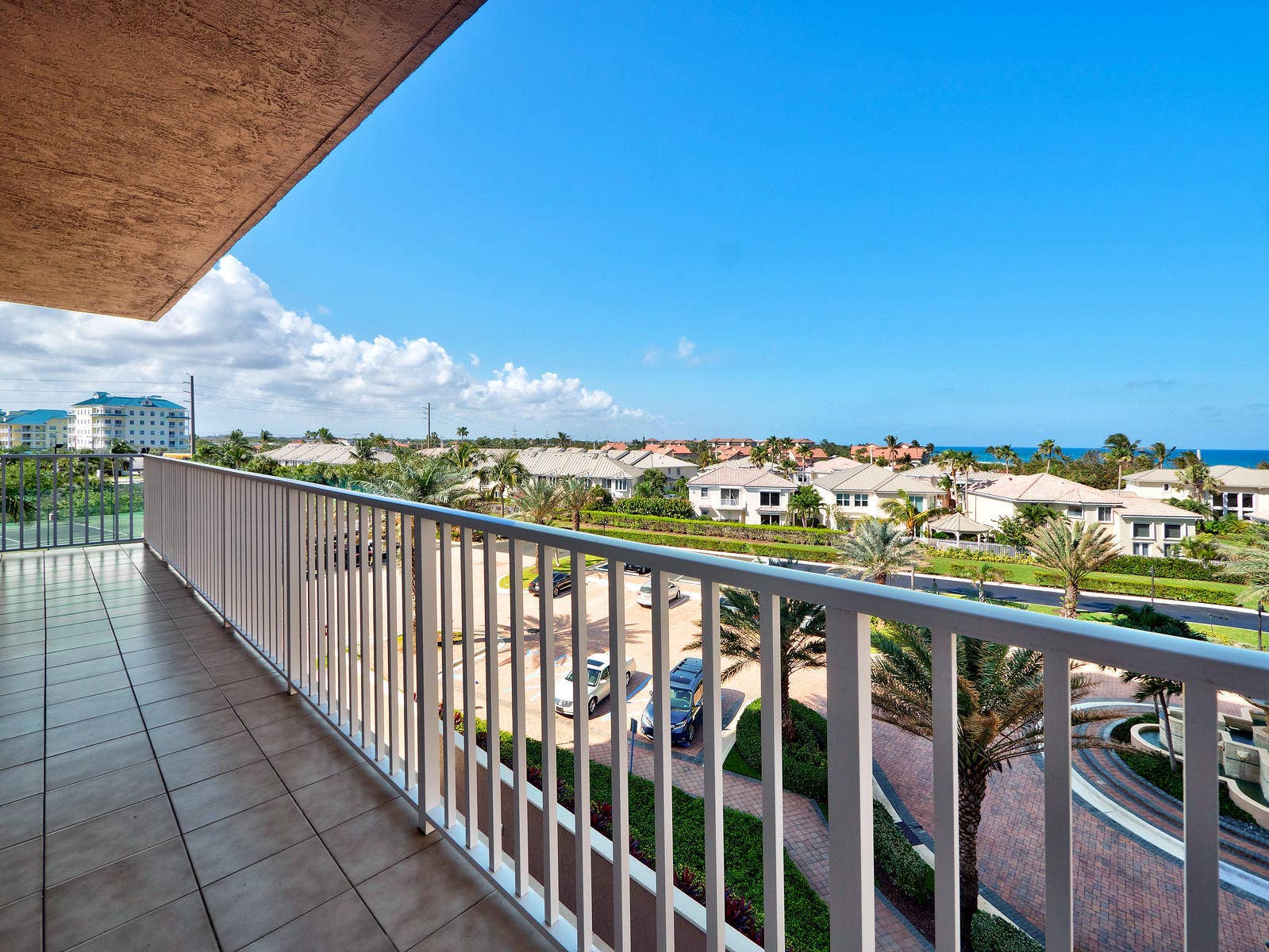 700 Ocean Royale, #401, Juno Beach, FL 33408 Balcony encompasses views of Ocean from north to south.