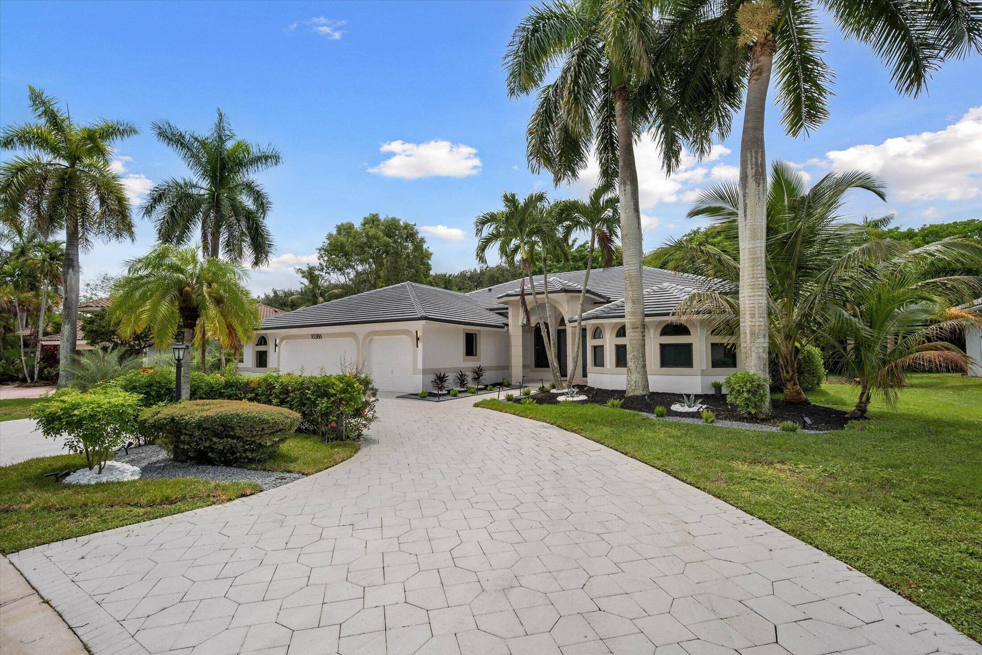 Plenty of parking, plus a 3-car garage
