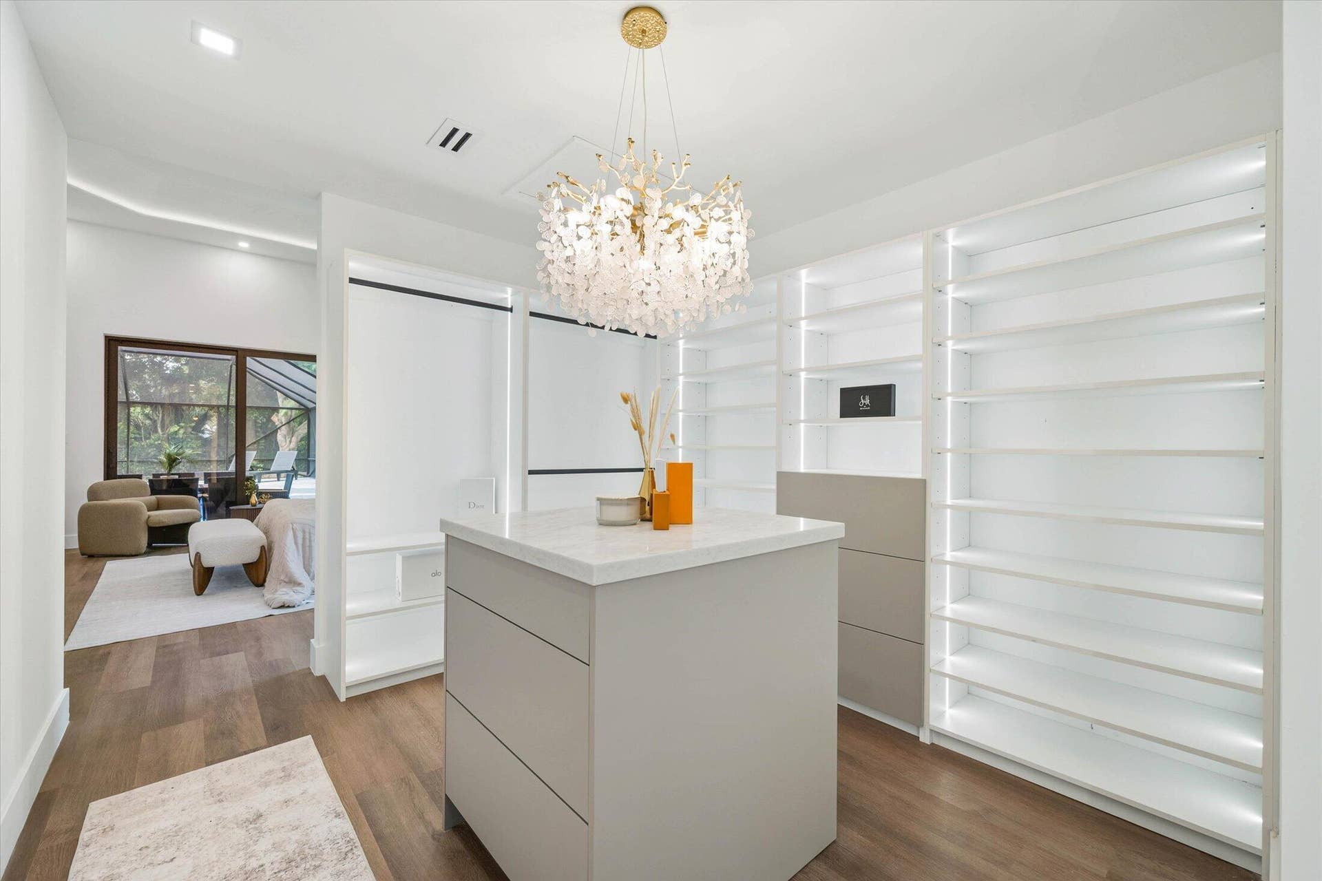 A stunning and usable closet space!