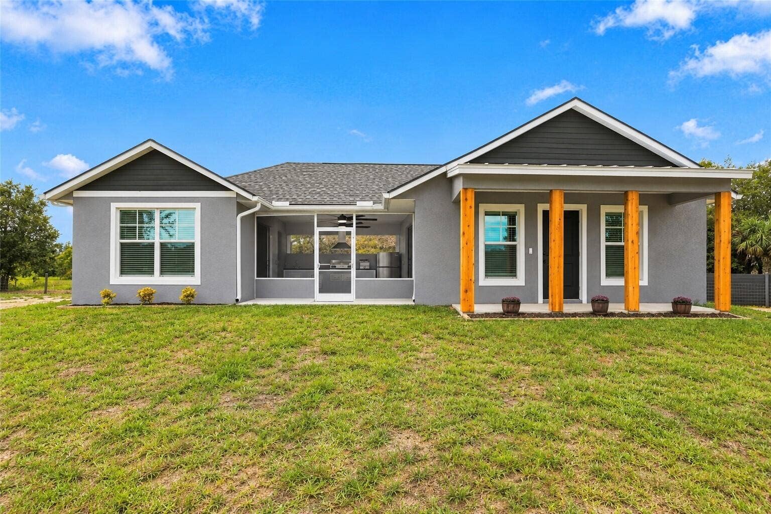 20806 NW 274th Street, Okeechobee, FL 34972 Modern Ranch Home with Screened Outdoor