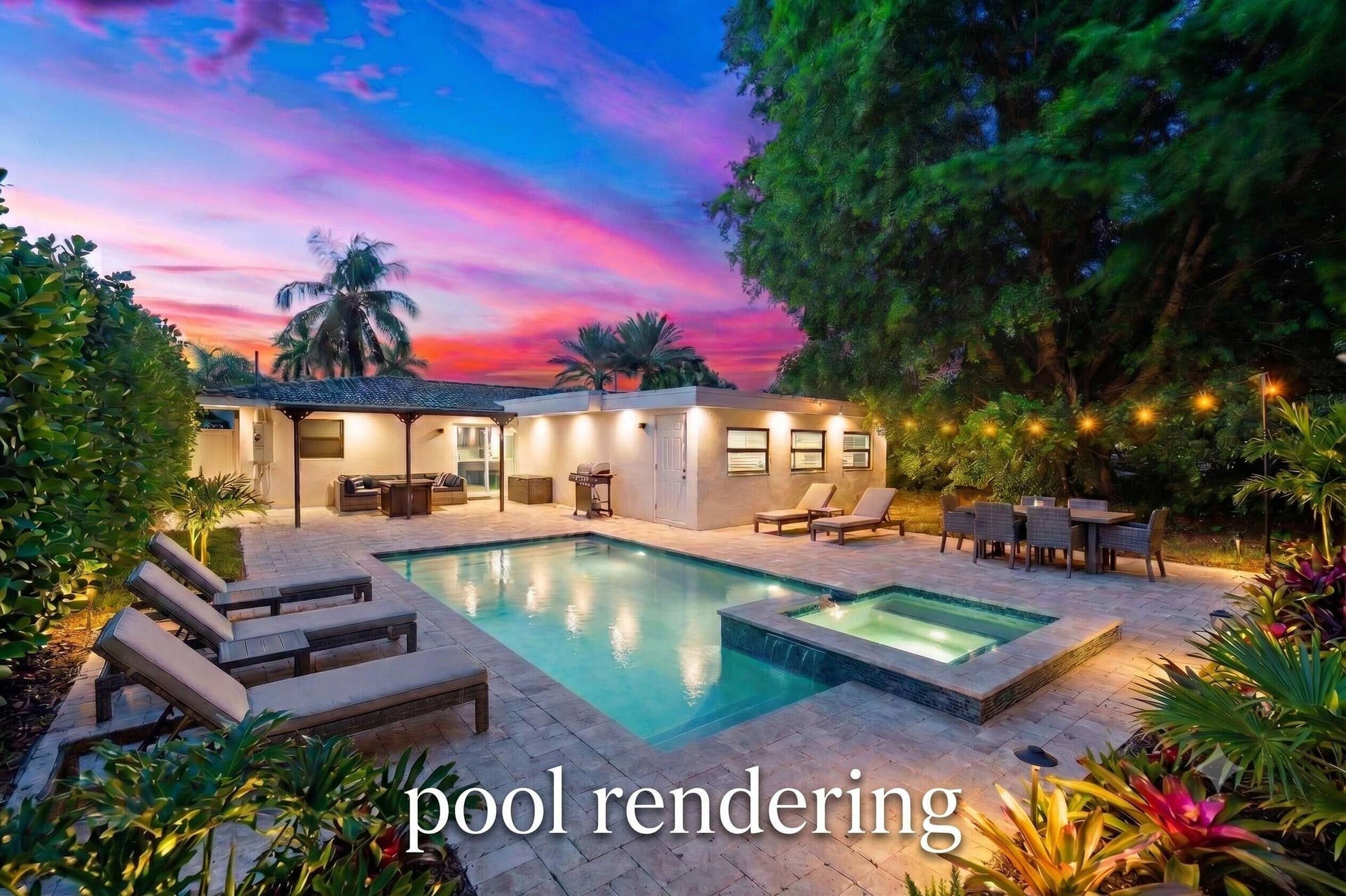 324 Bamboo Road, Palm Beach Shores, FL 33404 Pool Rendering