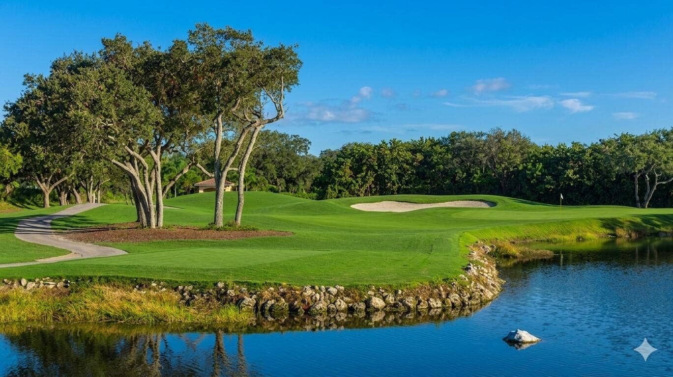 Elevate your game with access to two premier golf courses and an expansive 12-acre practice facility, featuring three dedicated short-game areas, dual grass tee stations, and a distinctive aqua range for a truly engaging experience.