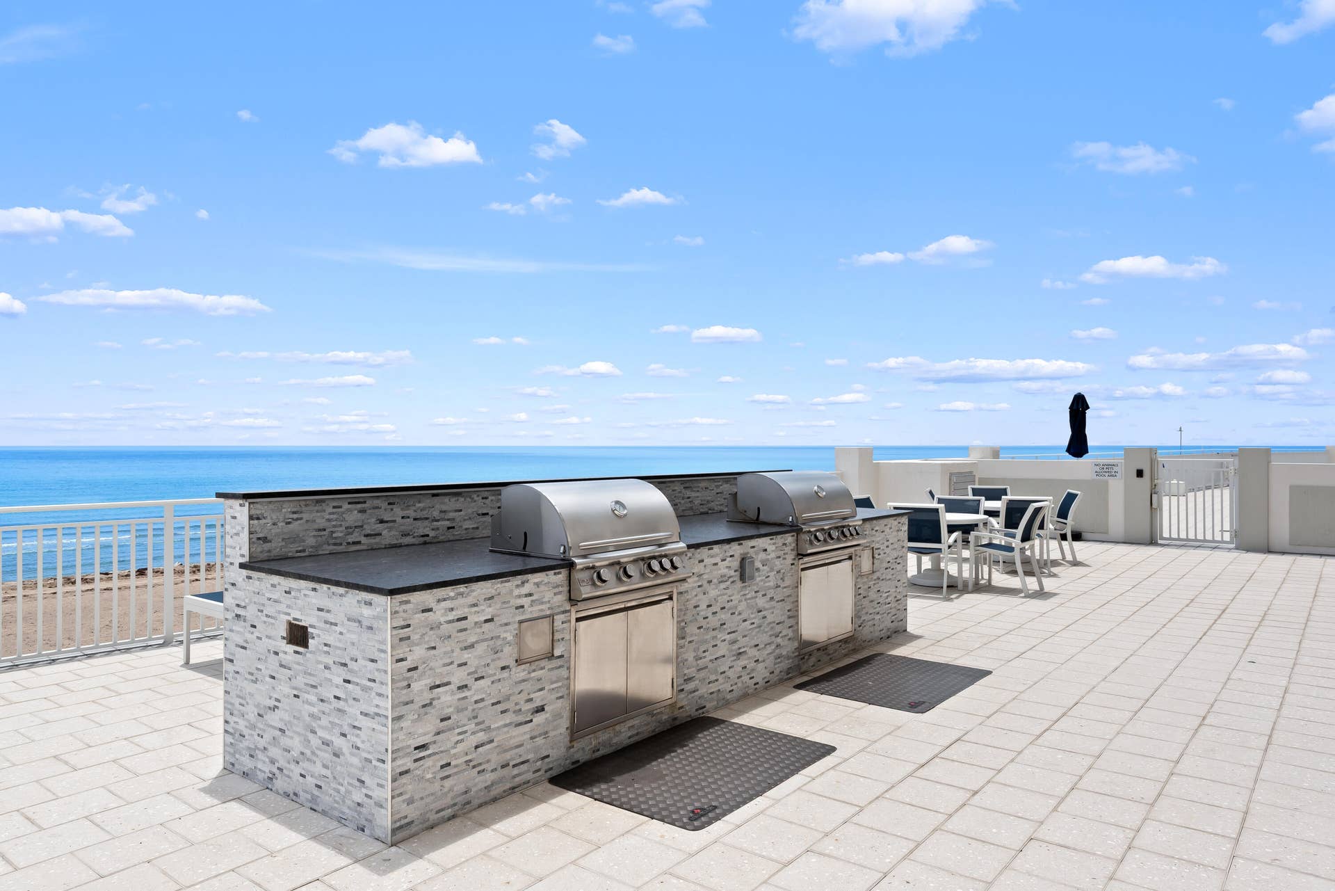 4505 S Ocean Boulevard, #103, Highland Beach, FL 33487 Community grilling area steps away