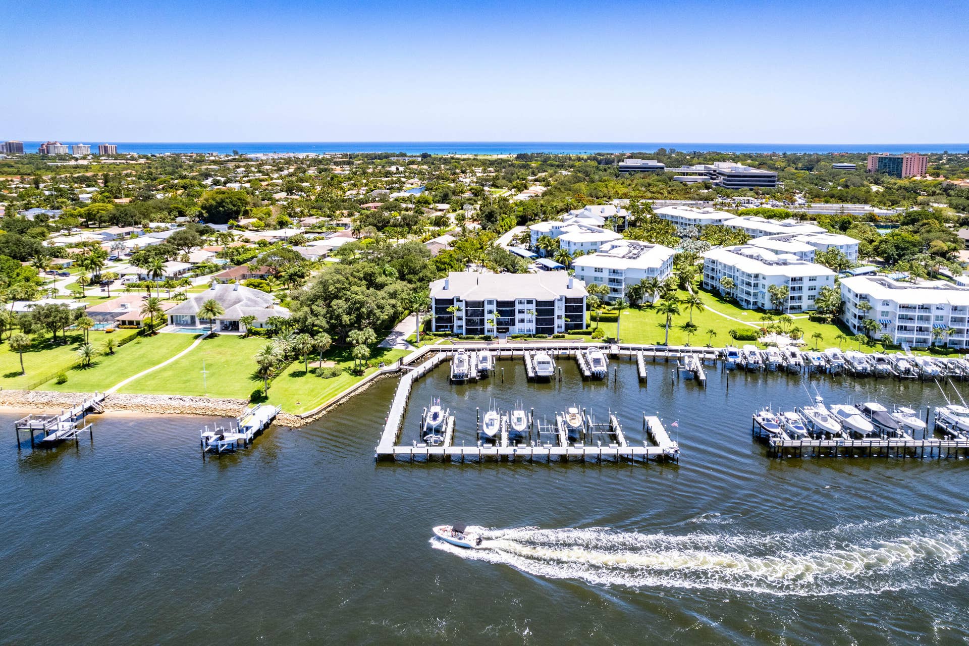 542 Bay Colony Drive N, #542, Juno Beach, FL 33408 From the West