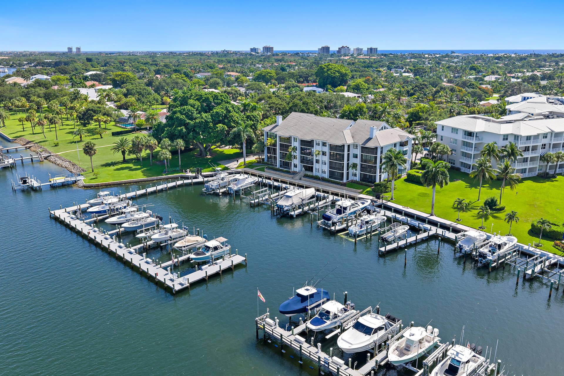 542 Bay Colony Drive N, #542, Juno Beach, FL 33408 From the Southwest