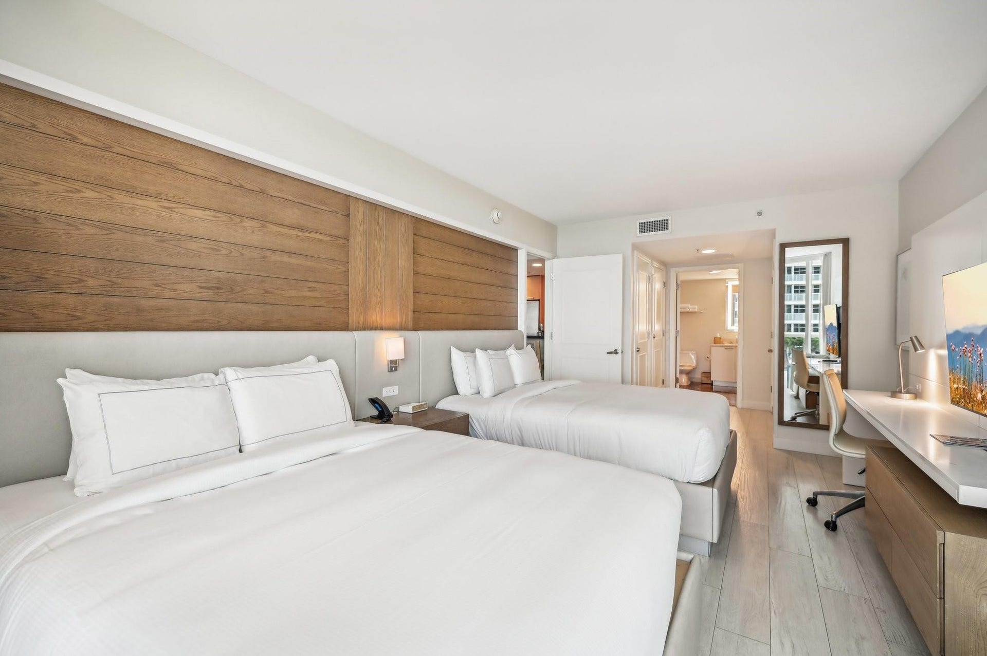 505 N FORT LAUDERDALE BEACH Boulevard, #813, Fort Lauderdale, FL 33304 Bedroom with two queen Beds